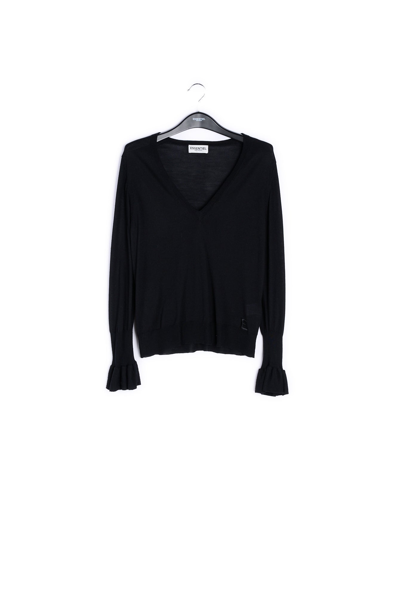 Ruffled cuff sweater RE—SSENTIEL | Essentiel second hand