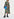 Multicolor floral-print shirt dress Faume - seconde main