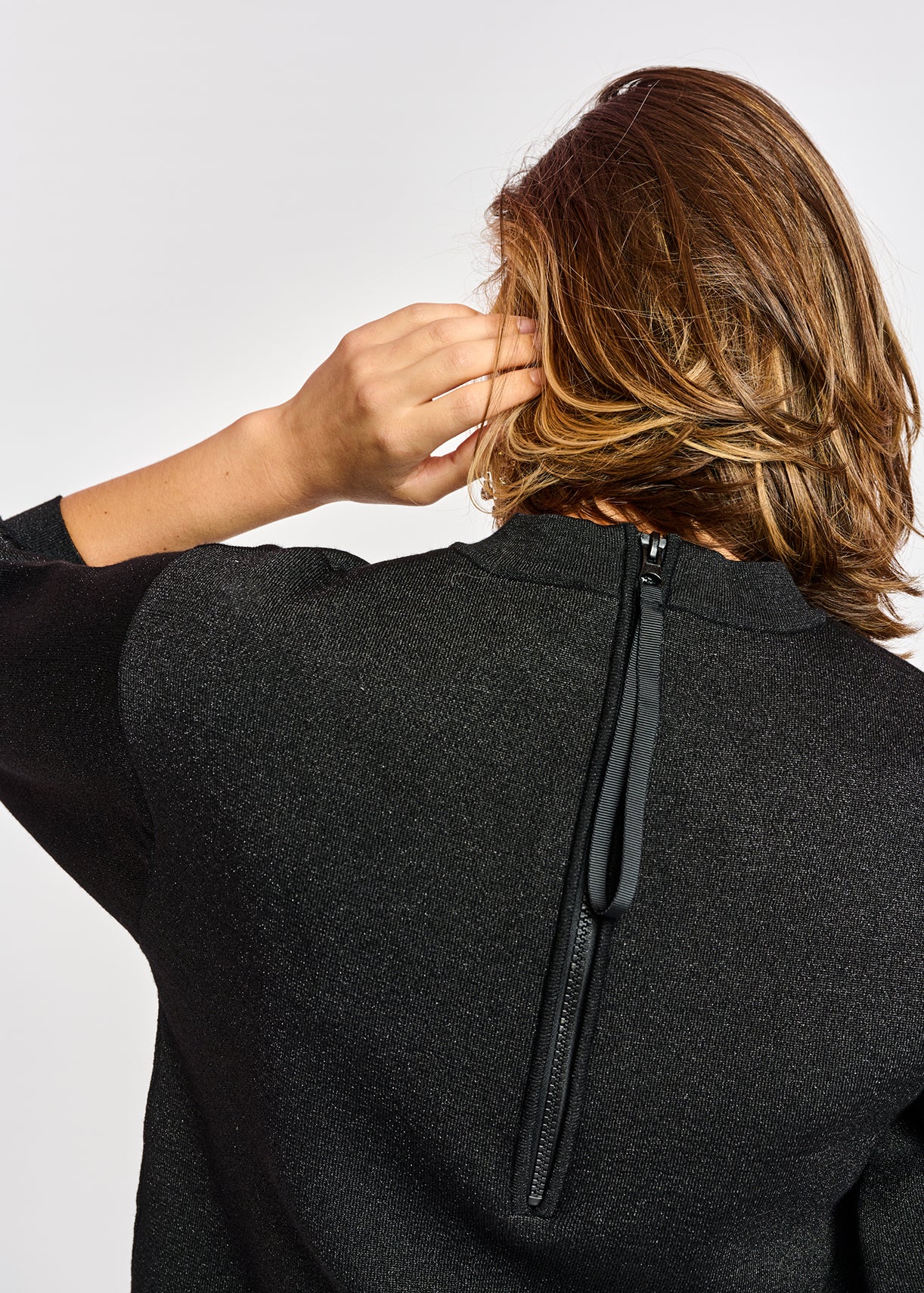 Top noir tricoté au lurex RE—SSENTIEL | Essentiel second hand