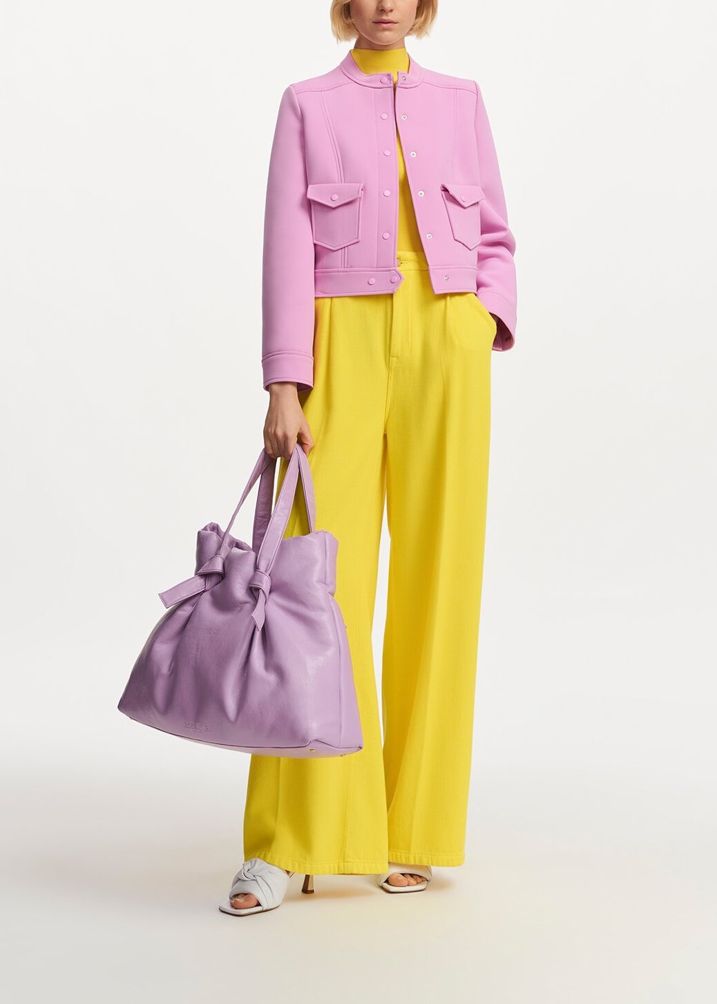 Courte veste rose RE—SSENTIEL | Essentiel second hand