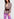 Overhemd met leopardprint en roze accent Faume - seconde main