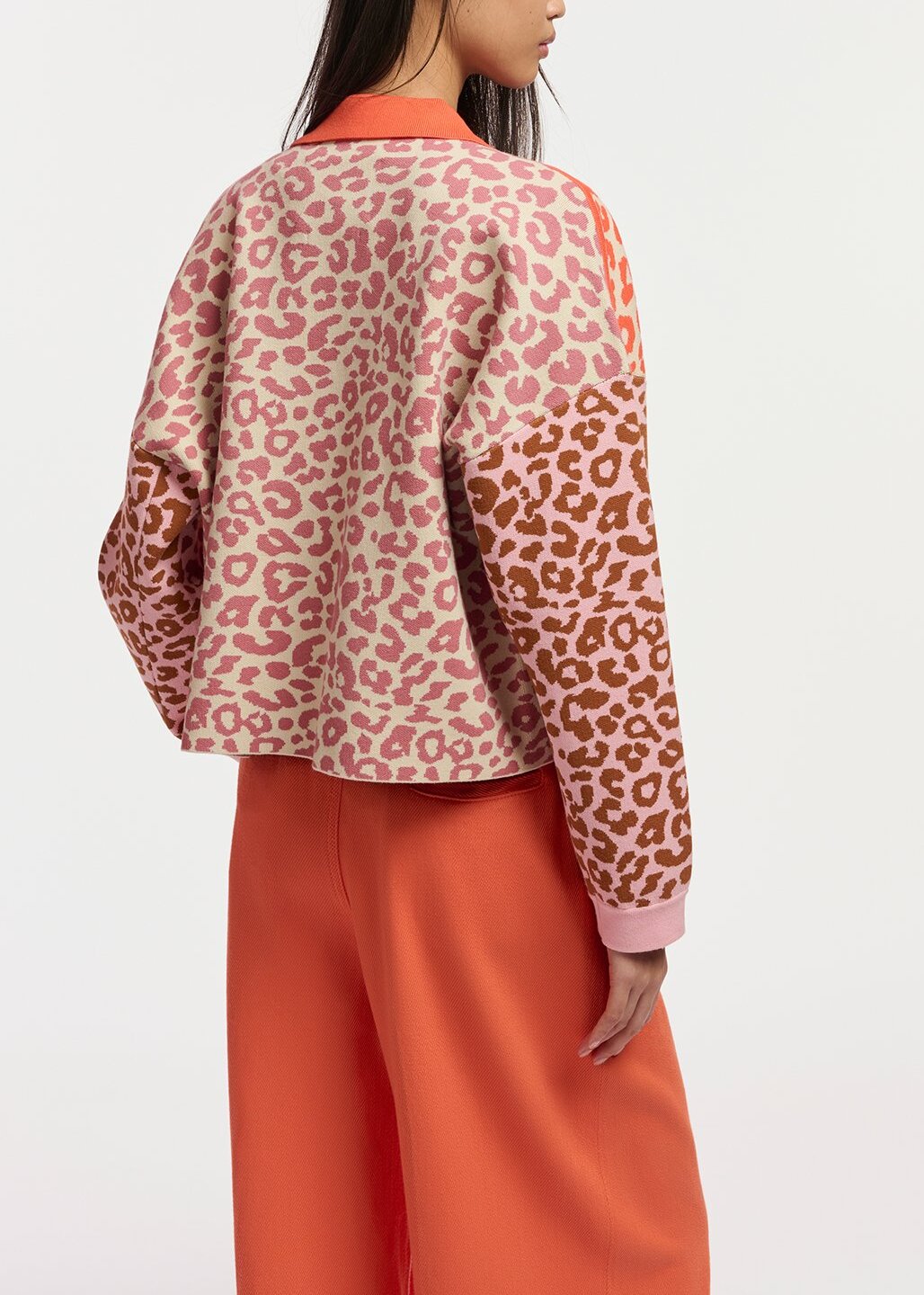 Veste courte en jacquard multicolore RE—SSENTIEL | Essentiel second hand