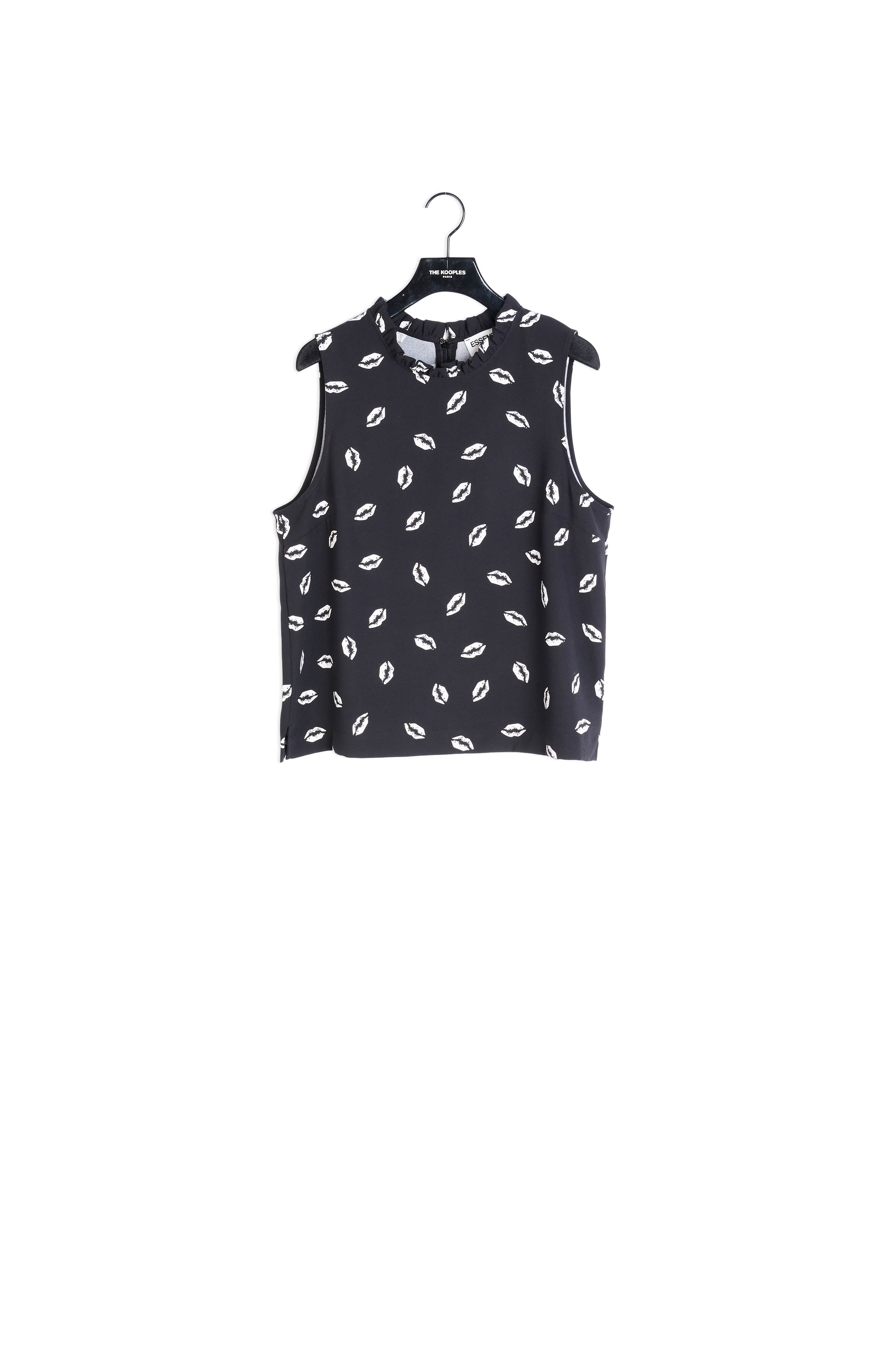 Top Zwart RE—SSENTIEL | Essentiel second hand