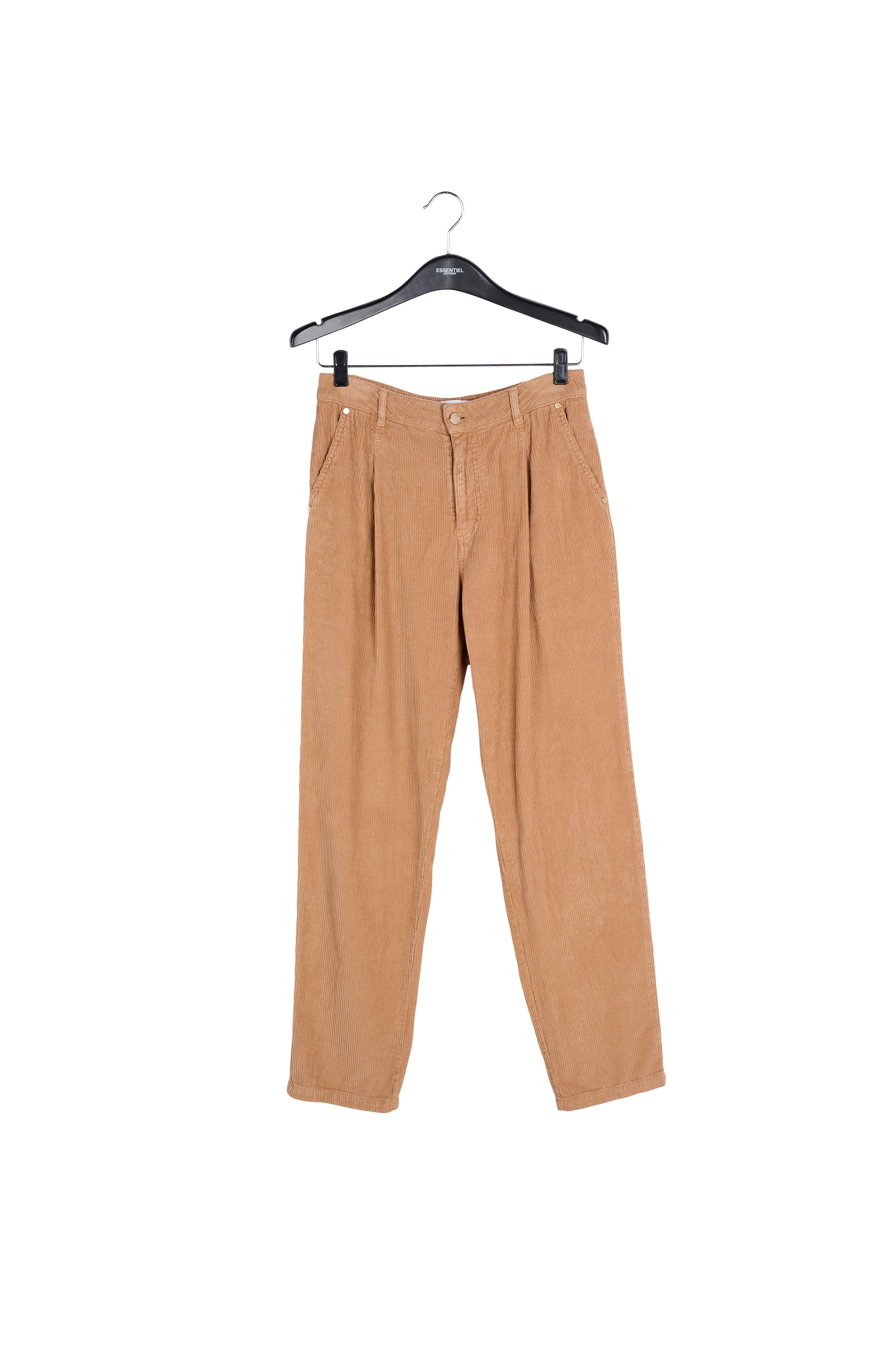 Pantalon en velours camel RE—SSENTIEL | Essentiel second hand