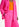 Pantalon fuchsia à jambes larges Faume - seconde main