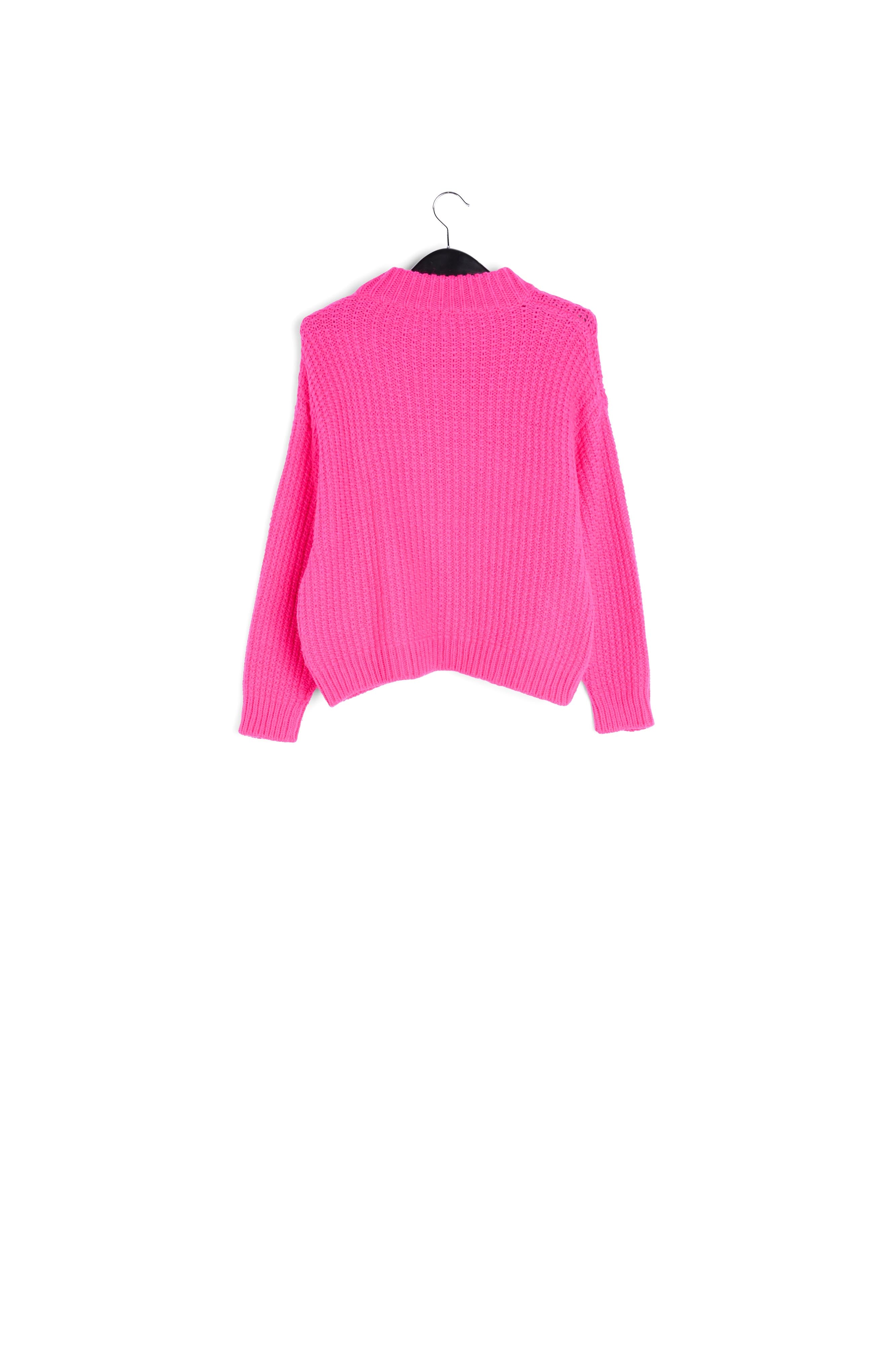 Pull carré en tricot rose RE—SSENTIEL | Essentiel second hand