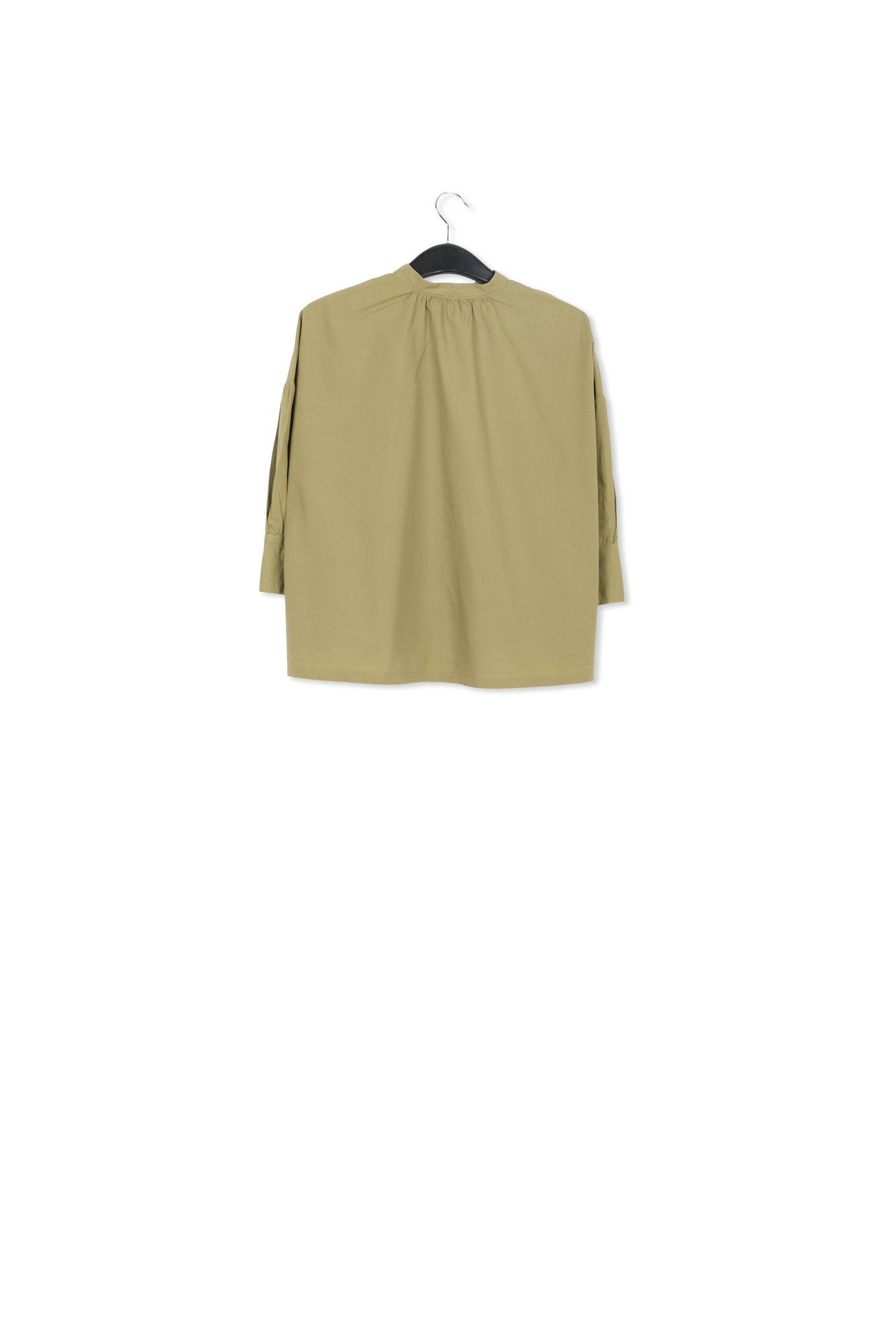 Chemise oversize en coton kaki RE—SSENTIEL | Essentiel second hand