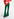 Pantalon évasé en tricot vert foncé Faume - seconde main