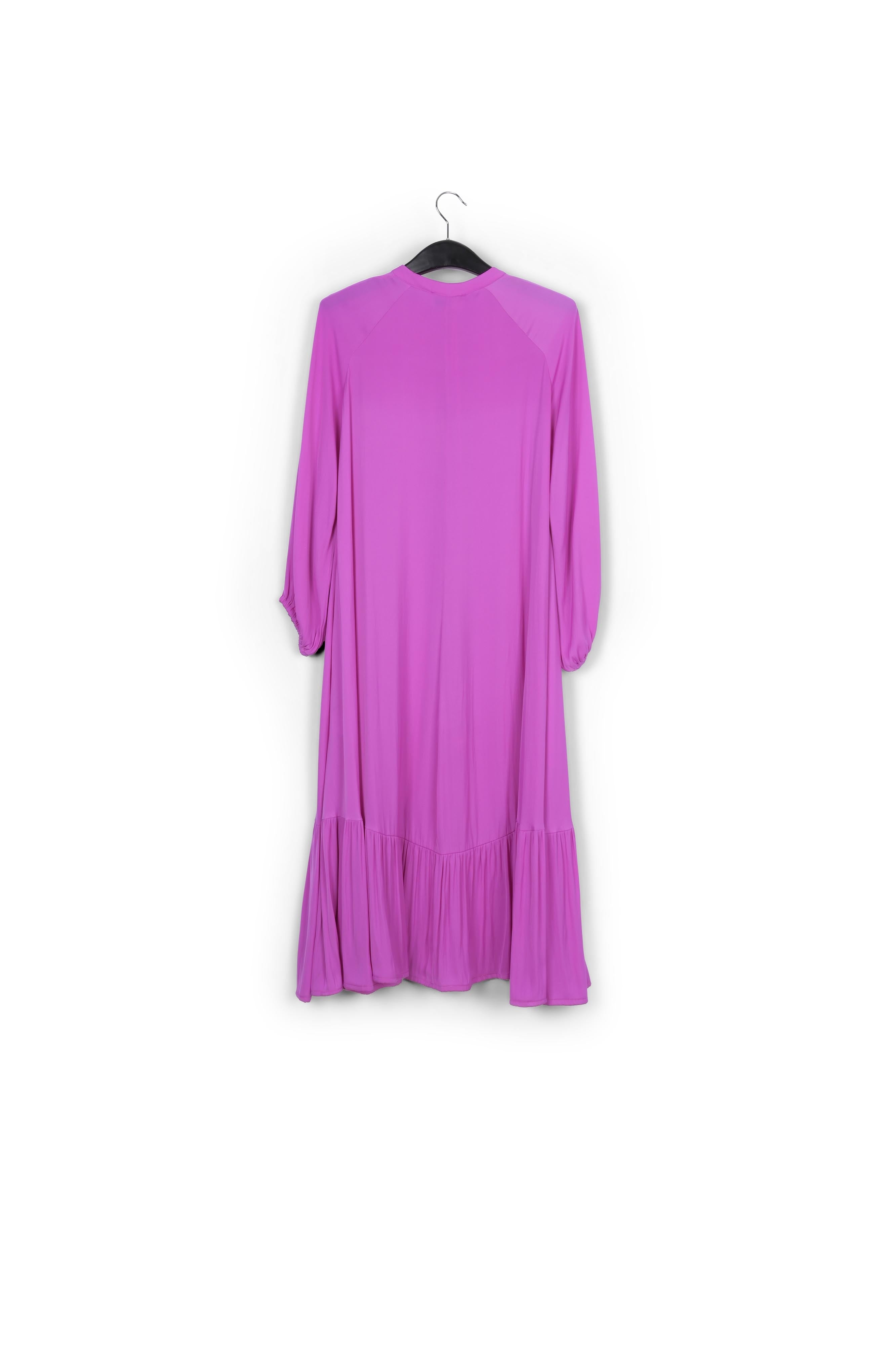 Lilac long-sleeved maxi dress RE—SSENTIEL | Essentiel second hand