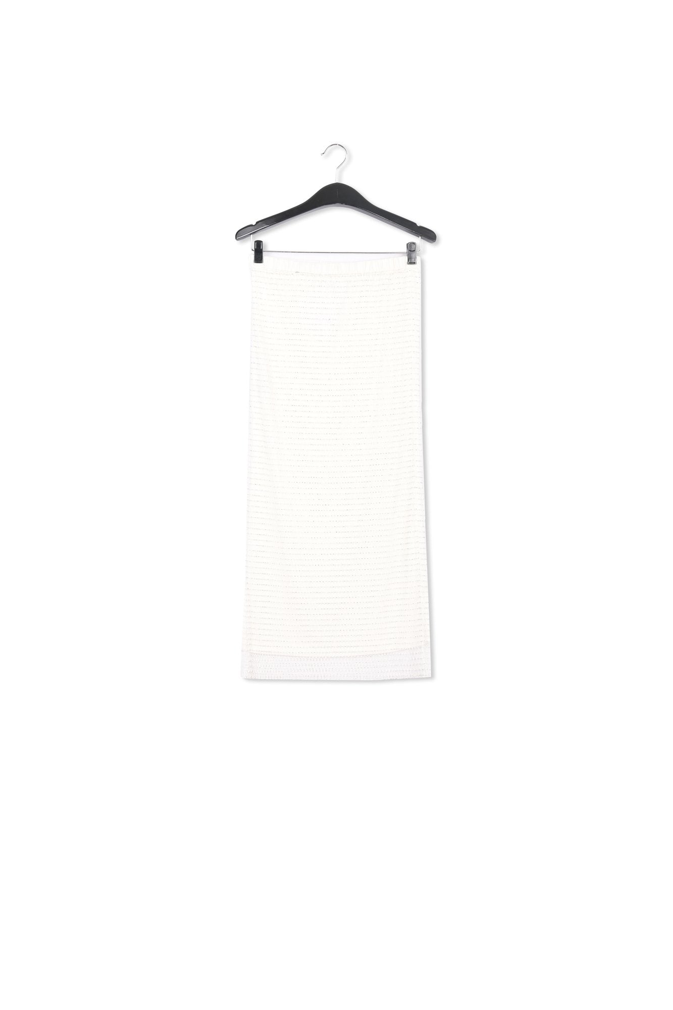 White rhinestone-embellished mesh midi skirt RE—SSENTIEL | Essentiel second hand