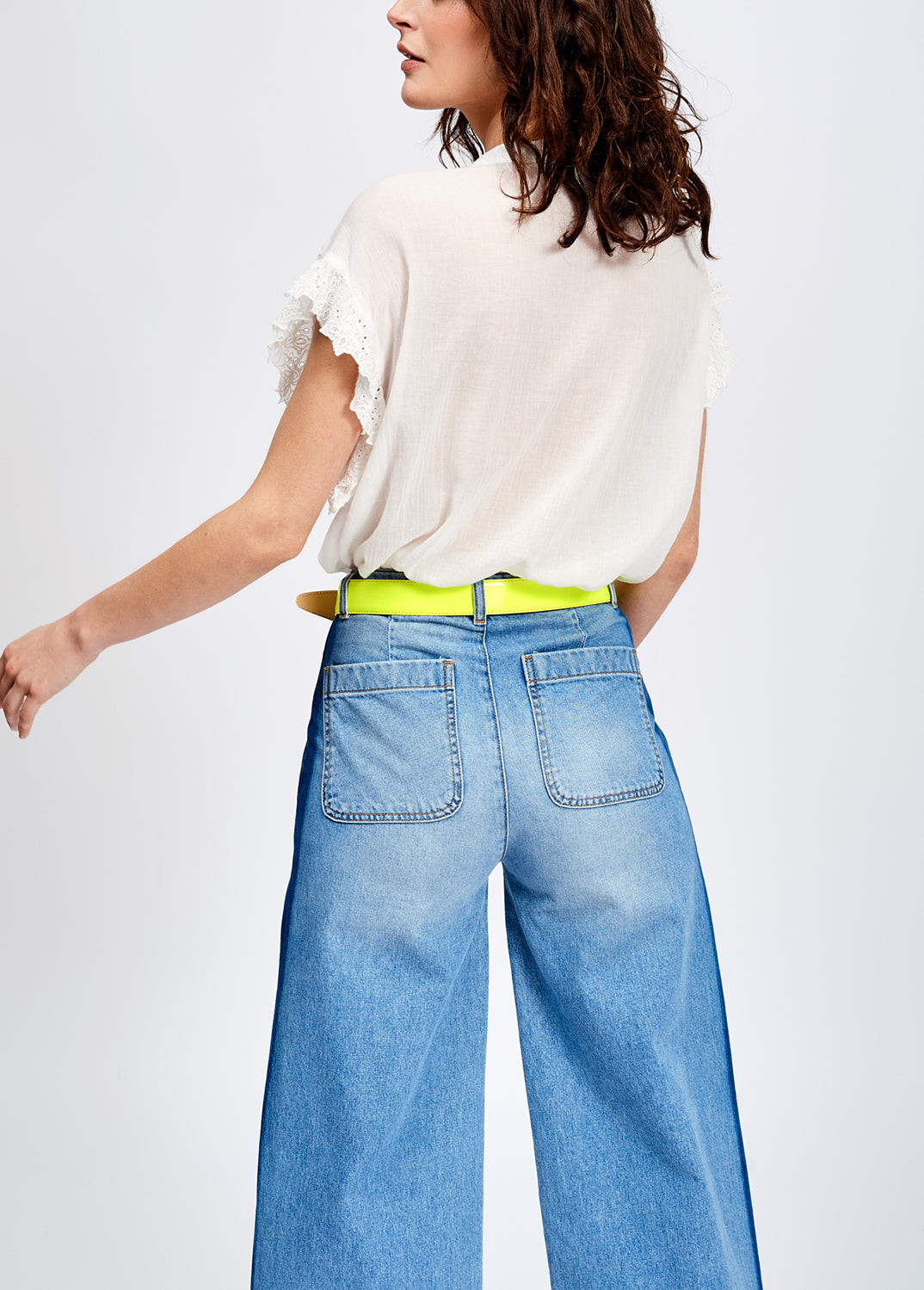 Ruffled pink top RE—SSENTIEL | Essentiel second hand