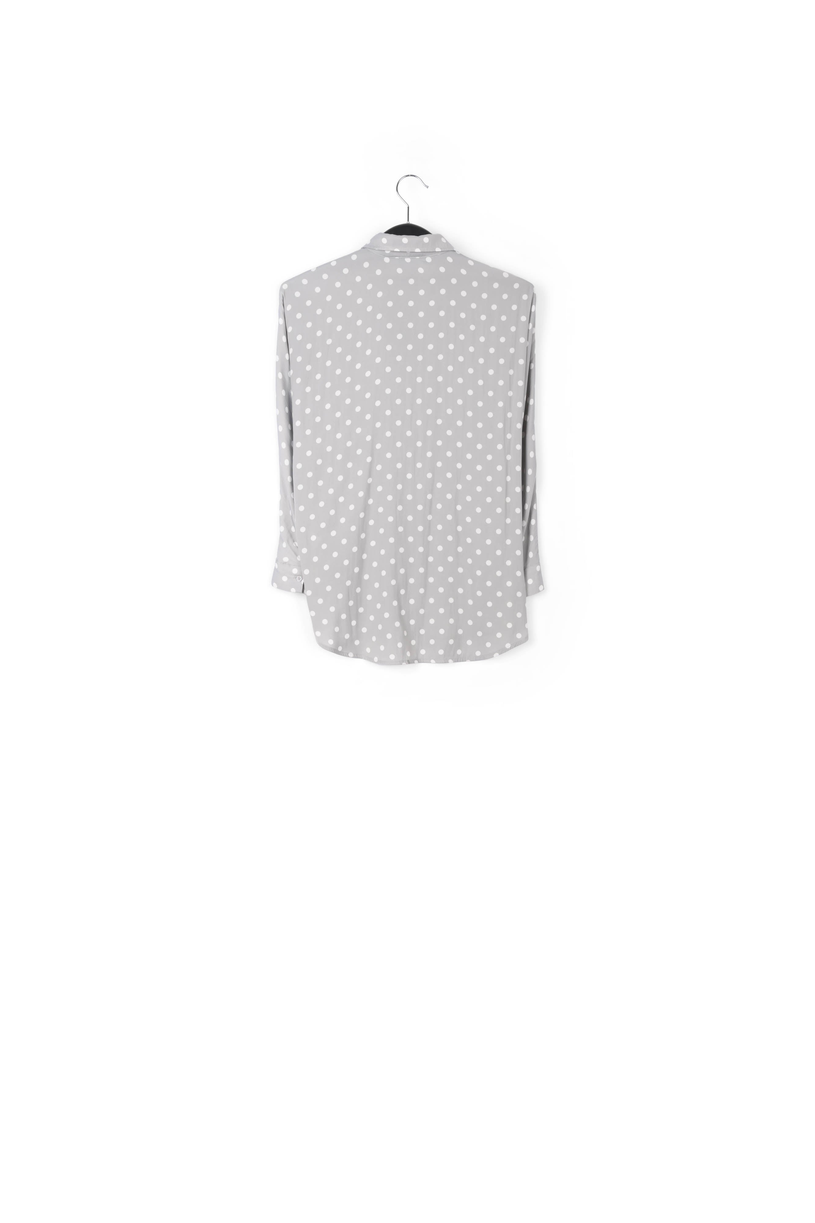 Grey polka dot shirt RE—SSENTIEL | Essentiel second hand