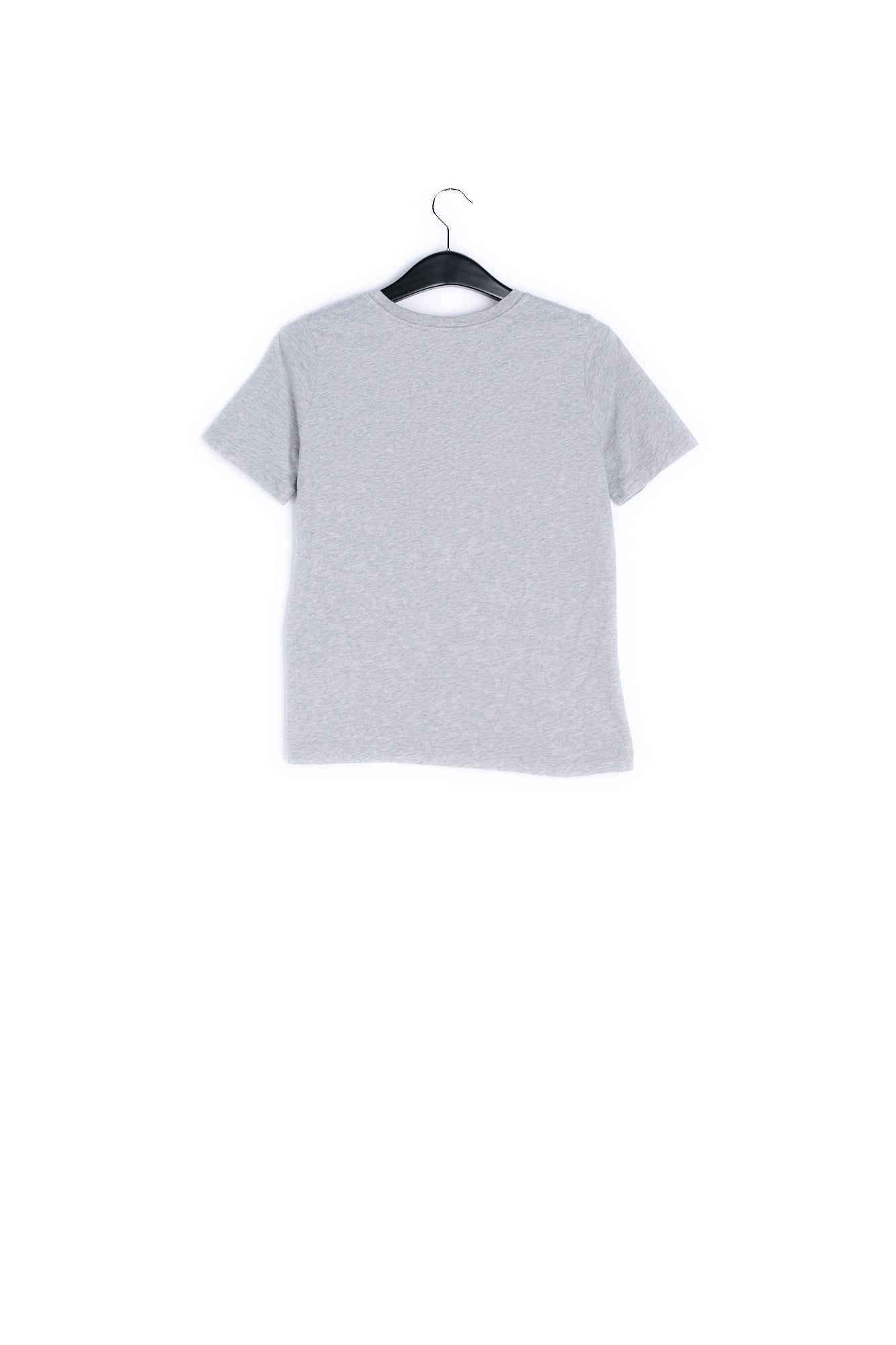 Light grey printed cotton T-shirt RE—SSENTIEL | Essentiel second hand