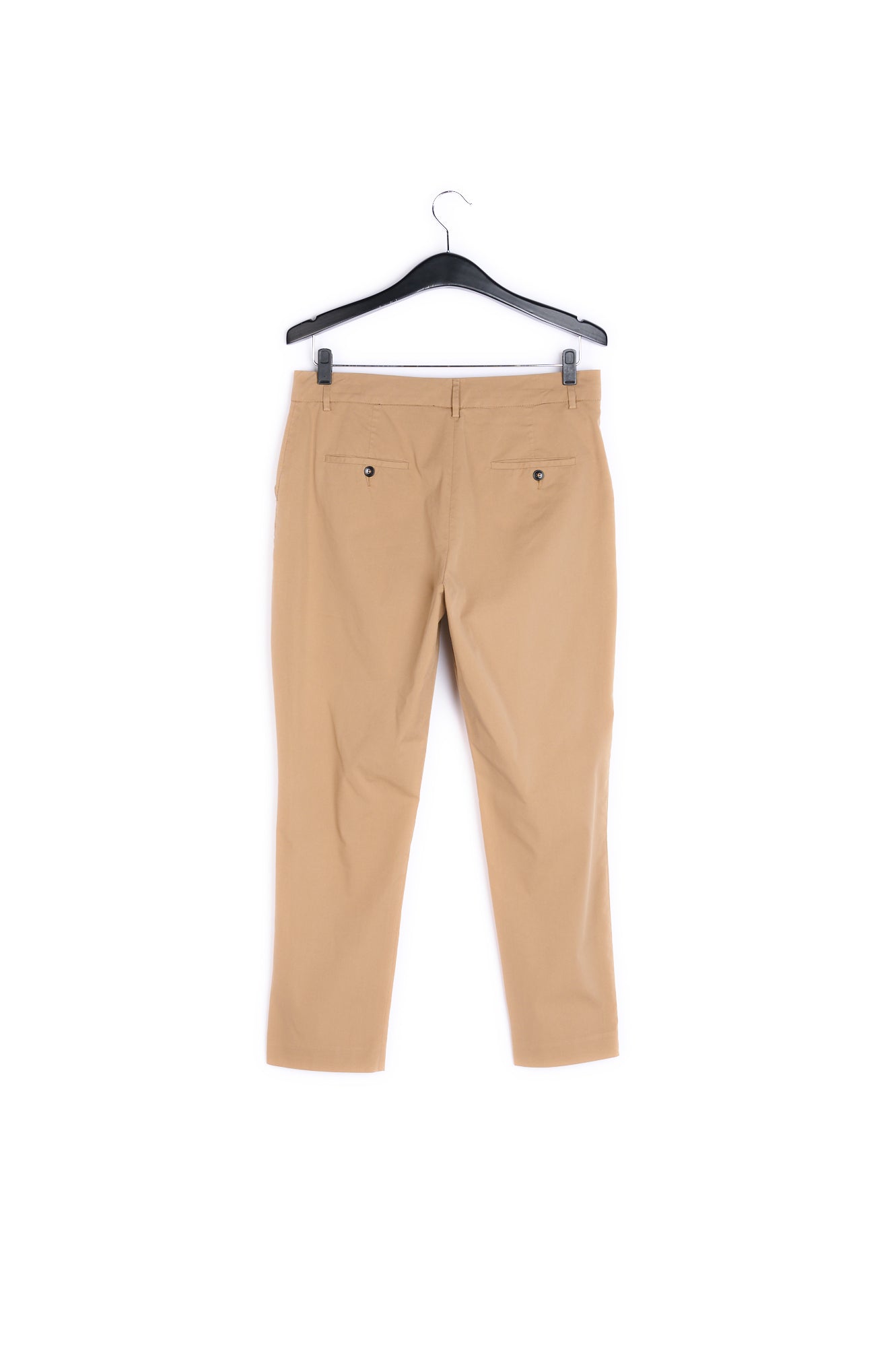 Brown plaid tailored trousers RE—SSENTIEL | Essentiel second hand