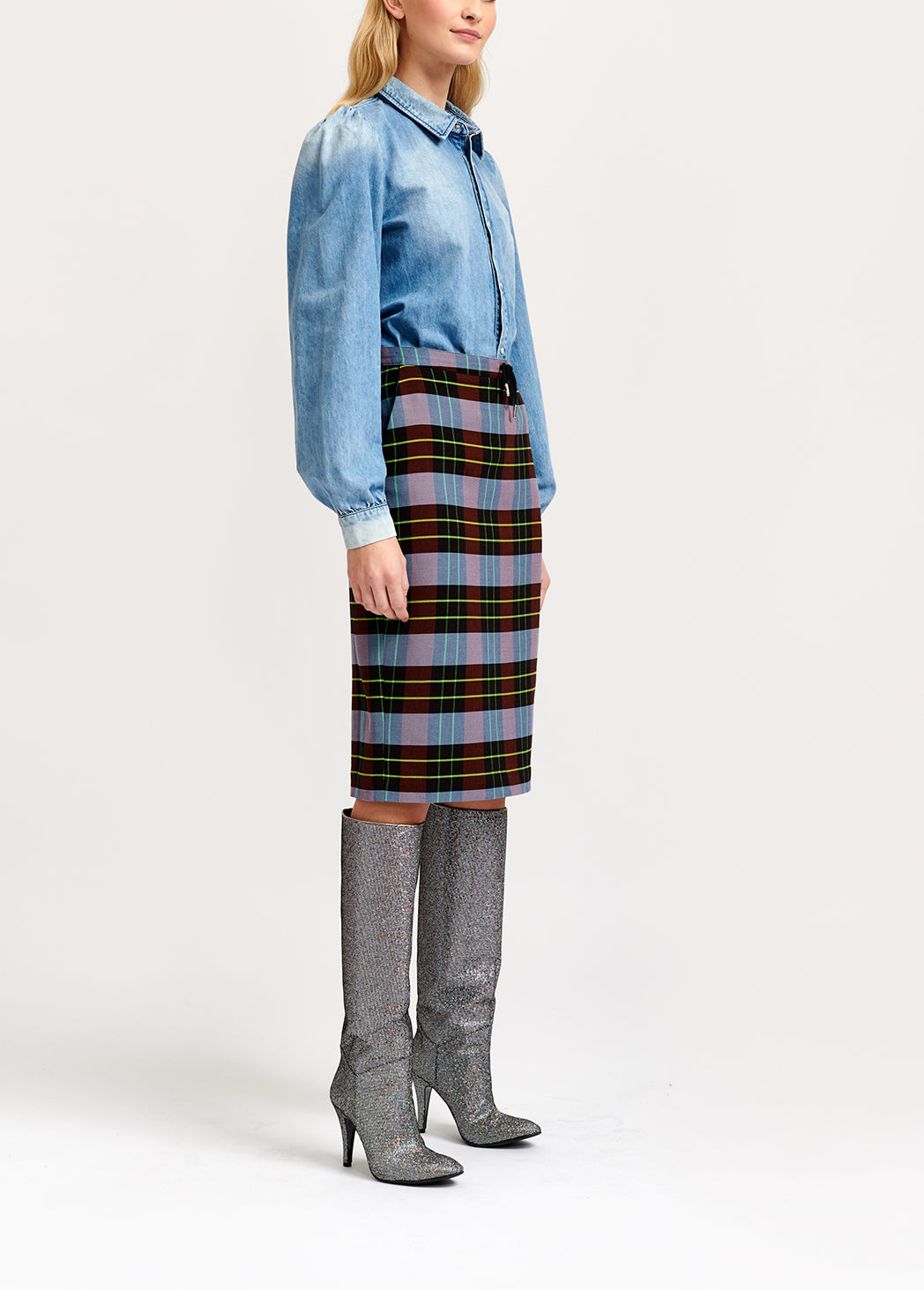 Chemise bleu jeans en coton RE—SSENTIEL | Essentiel second hand