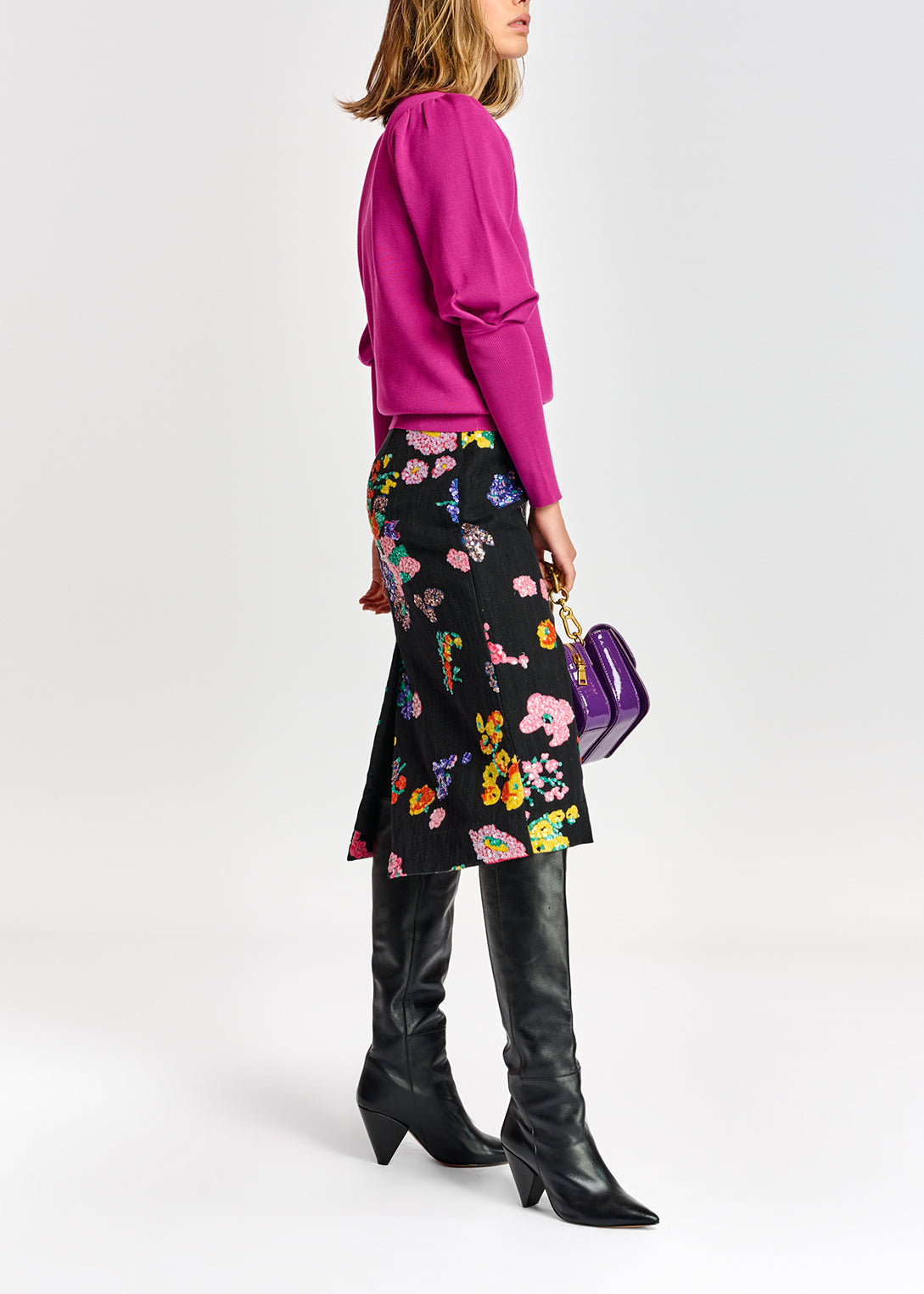 Anergy puff sleeve sweater RE—SSENTIEL | Essentiel second hand