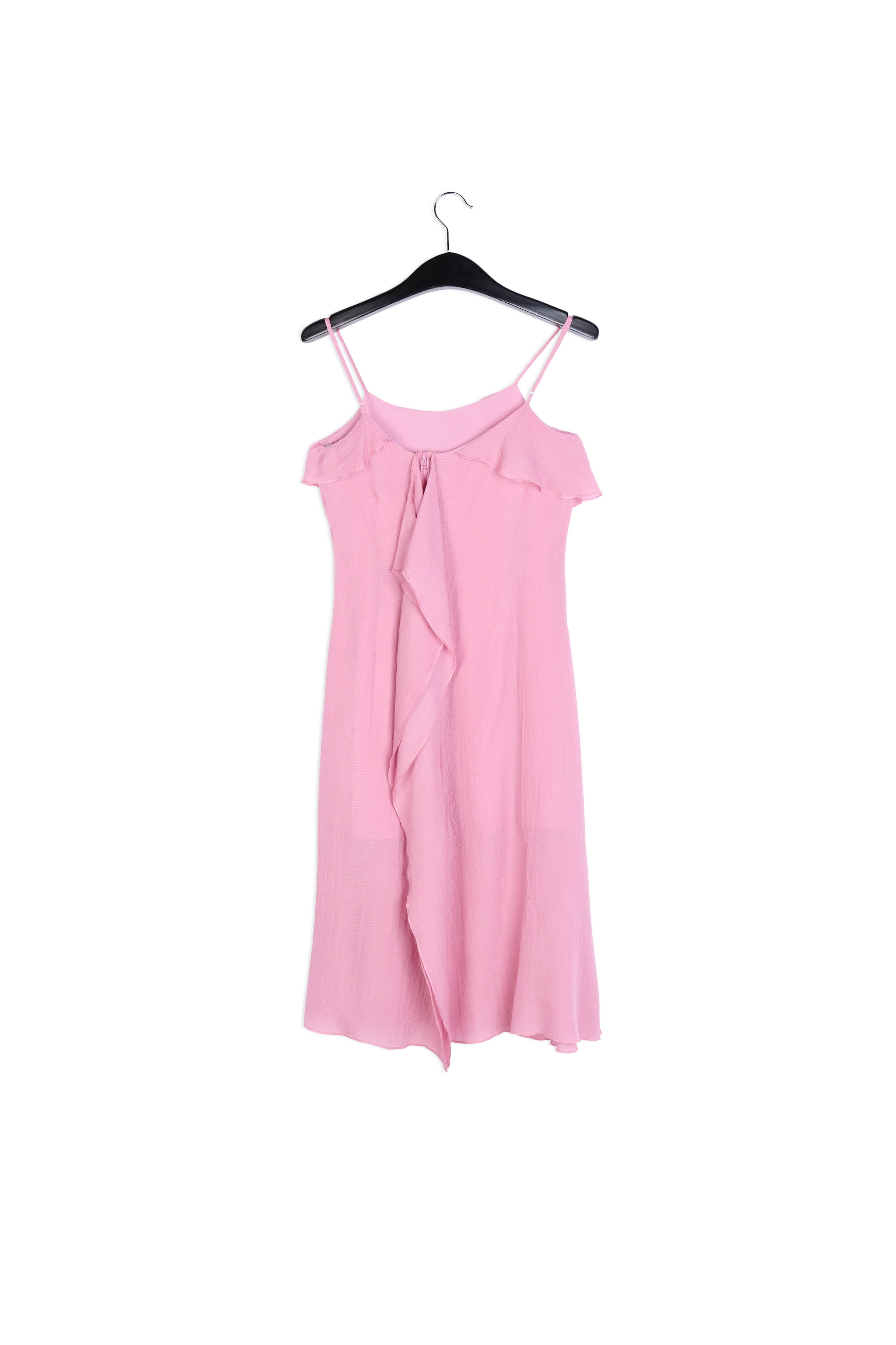 Lilac viscose-silk asymmetrical midi dress RE—SSENTIEL | Essentiel second hand