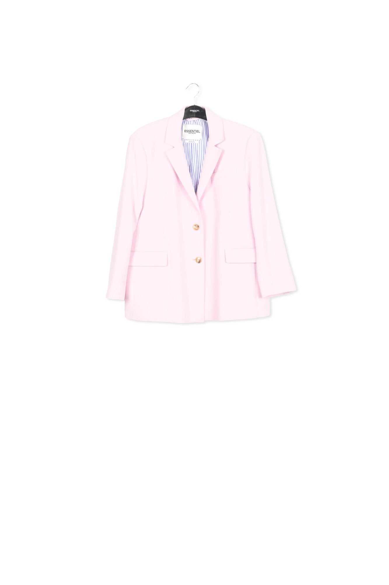 Blazer oversize en coton lilas RE—SSENTIEL | Essentiel second hand