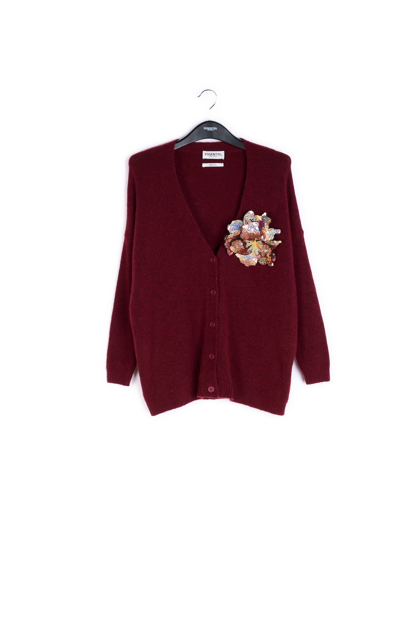 Flower raglan cardigan RE—SSENTIEL | Essentiel second hand