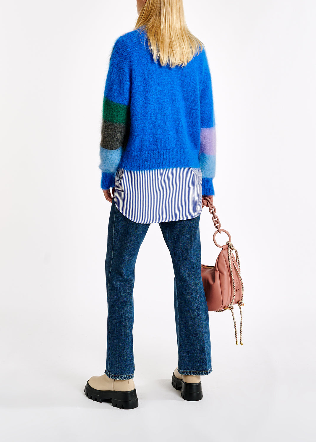 Soft and colorful mohair-blend sweater RE—SSENTIEL | Essentiel second hand