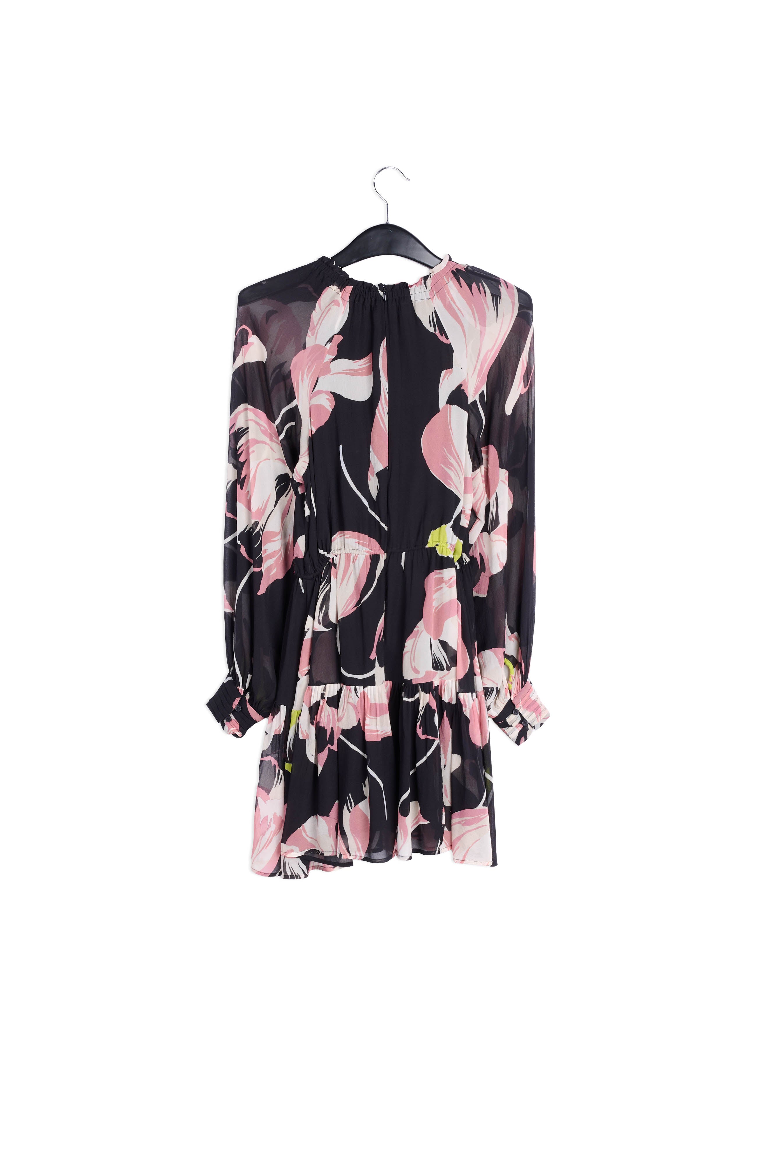 Black and off-white dotted mini dress RE—SSENTIEL | Essentiel second hand