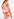 Orange ruffle-detailed top with palm leaf print Faume - seconde main