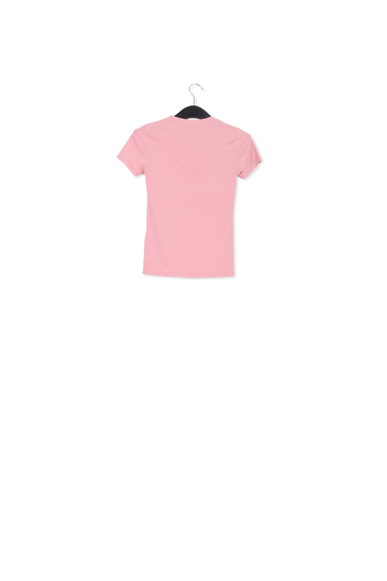 Pink lurex T-shirt RE—SSENTIEL | Essentiel second hand