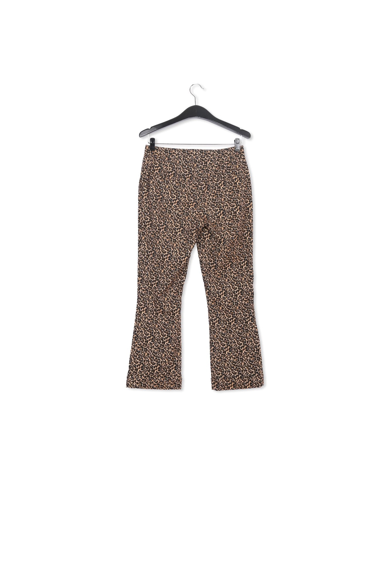 Flared-fit leopard-motif pants RE—SSENTIEL | Essentiel second hand