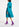 Blauwe midi-jurk Faume - seconde main