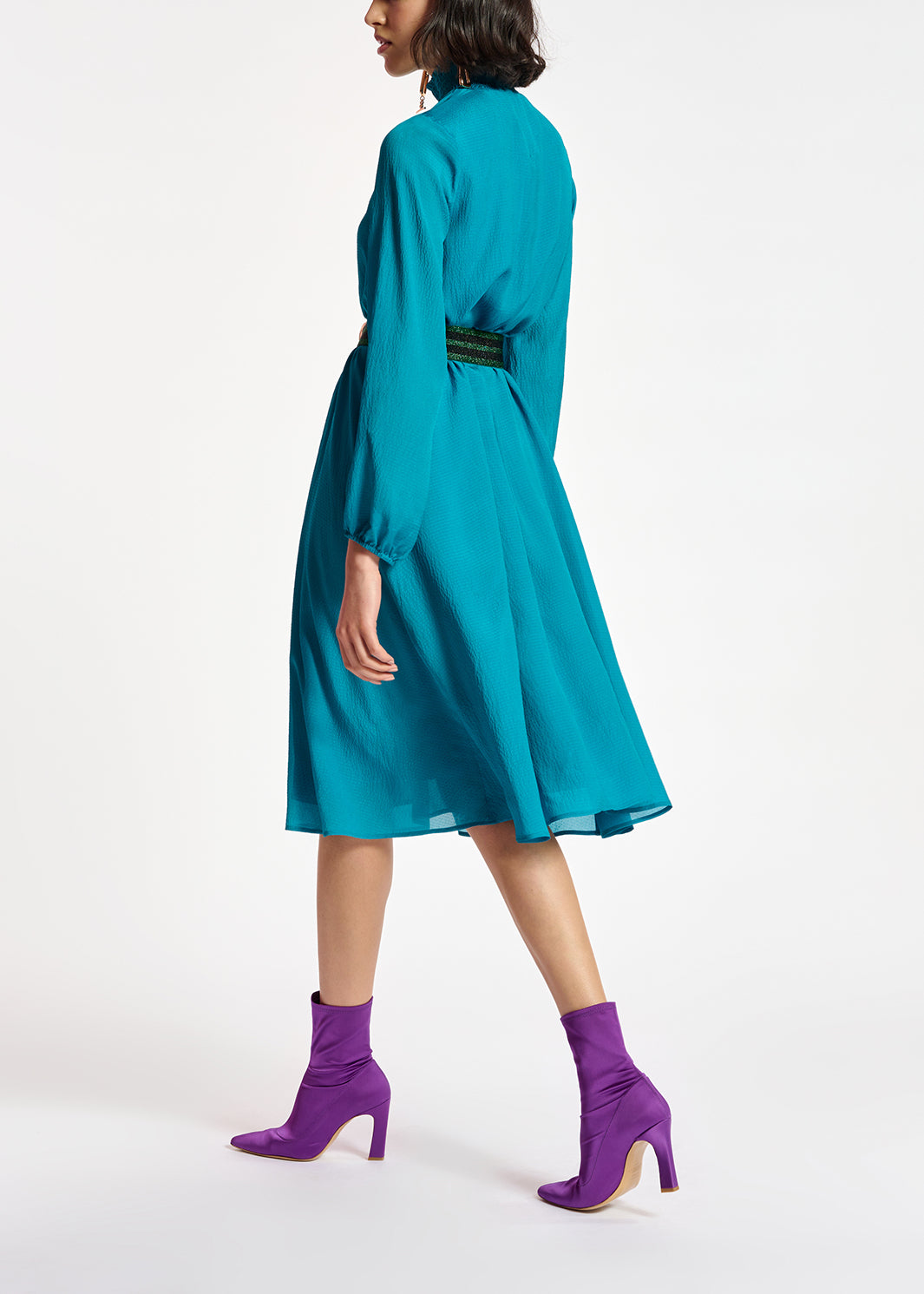 Robe midi bleue RE—SSENTIEL | Essentiel second hand