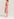 Off-white and red tie-dyed silk midi dress Faume - seconde main