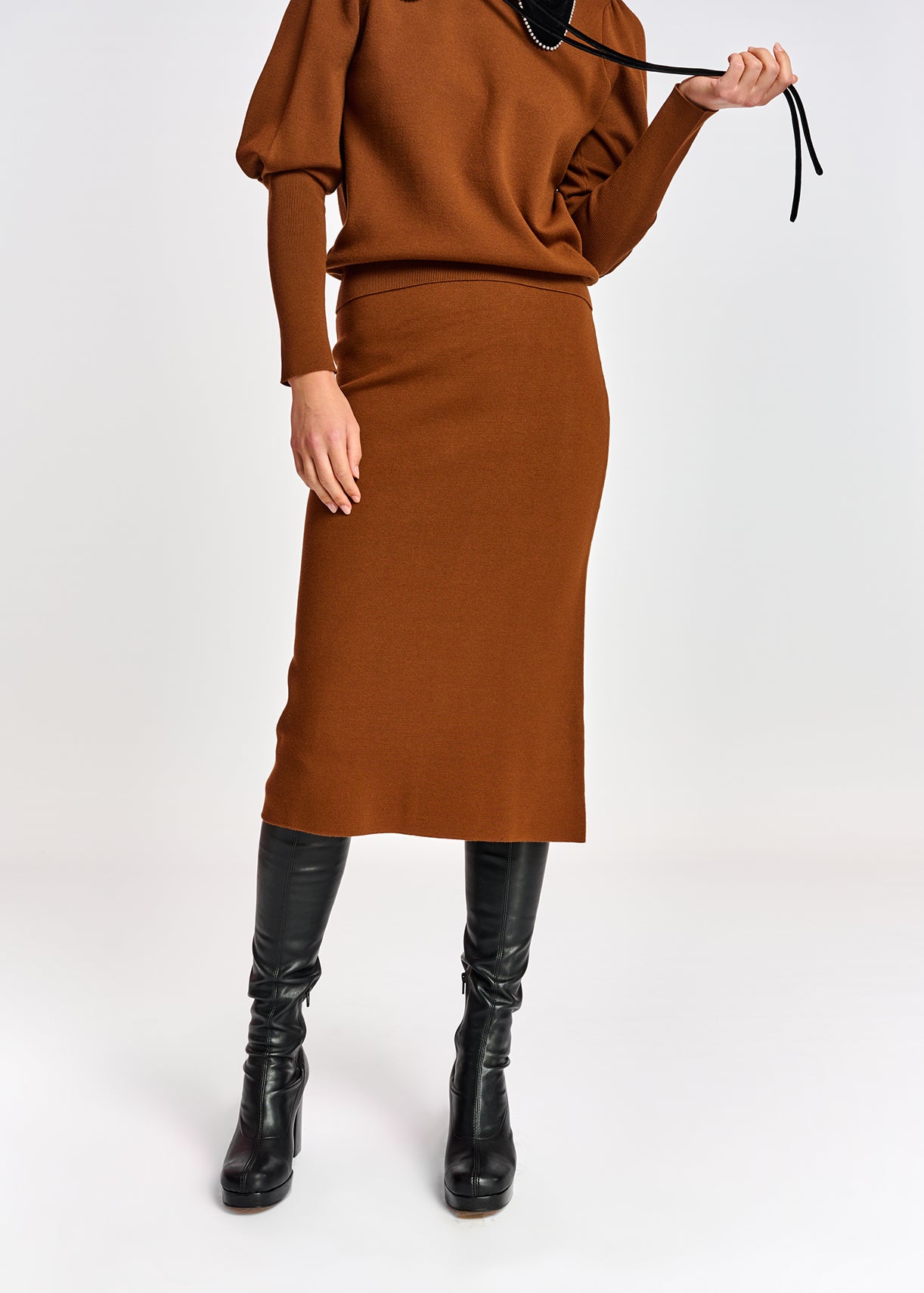 Annabella a-line knit skirt RE—SSENTIEL | Essentiel second hand