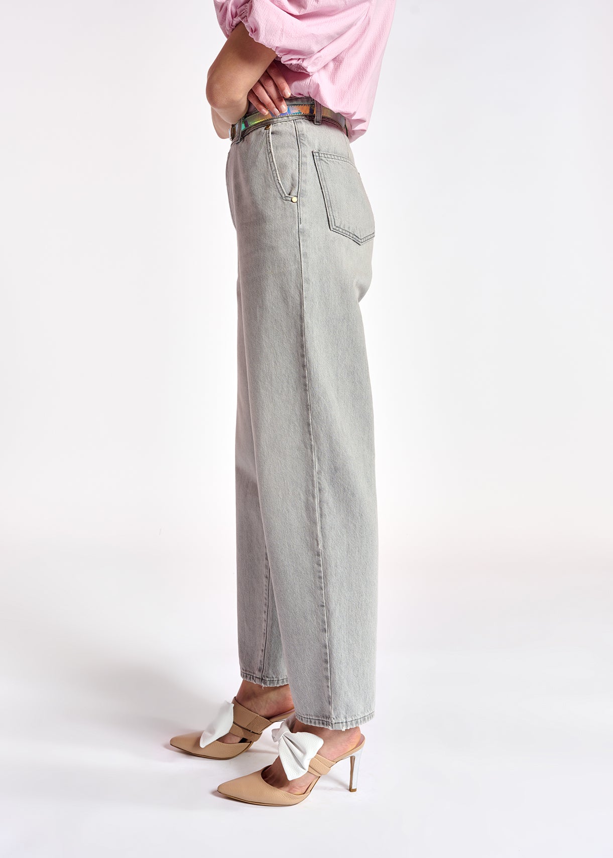 Jean boyfriend gris RE—SSENTIEL | Essentiel second hand