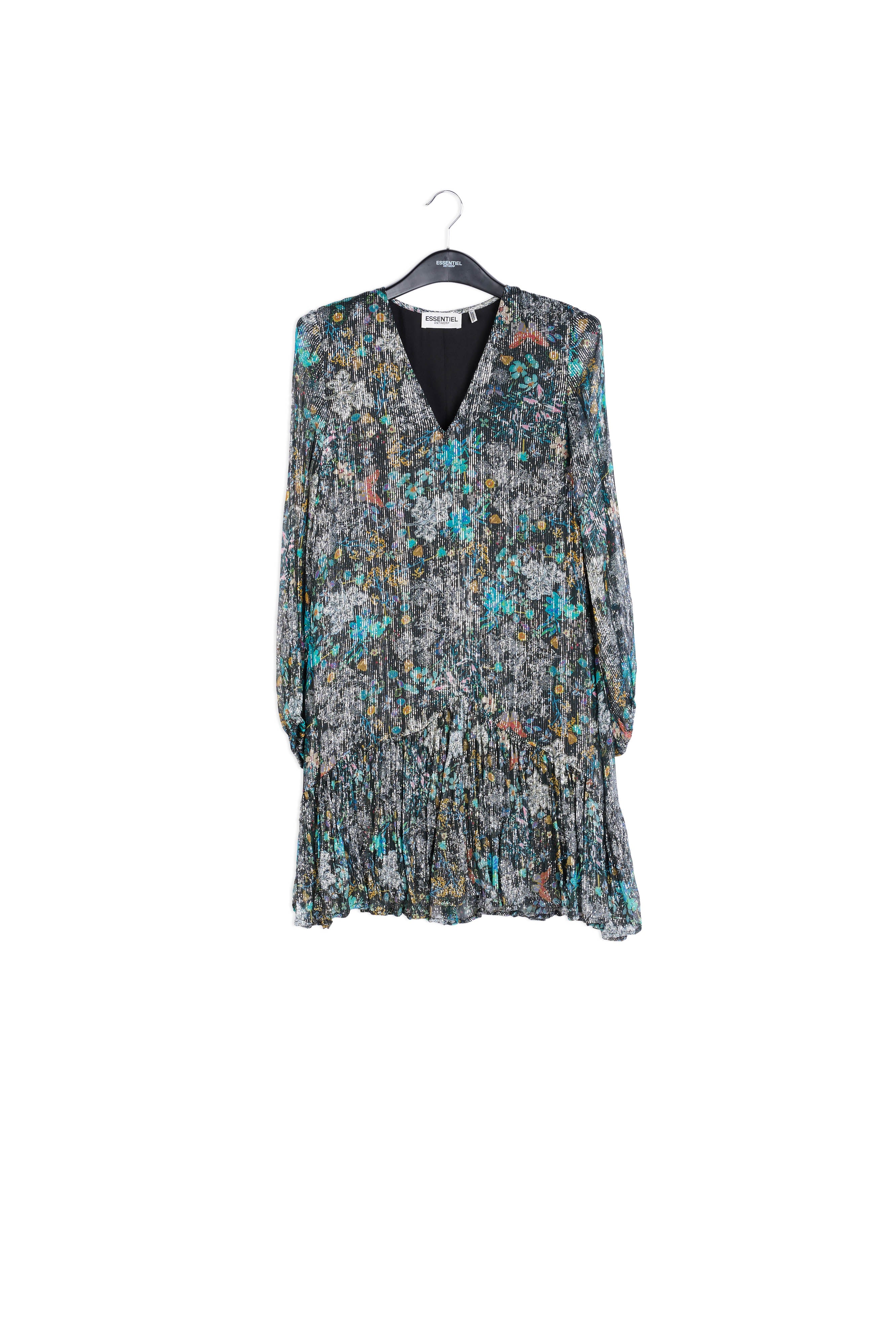 V-neck flounced dress RE—SSENTIEL | Essentiel second hand