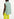White and green striped shirt with beaded fringes Faume - seconde main