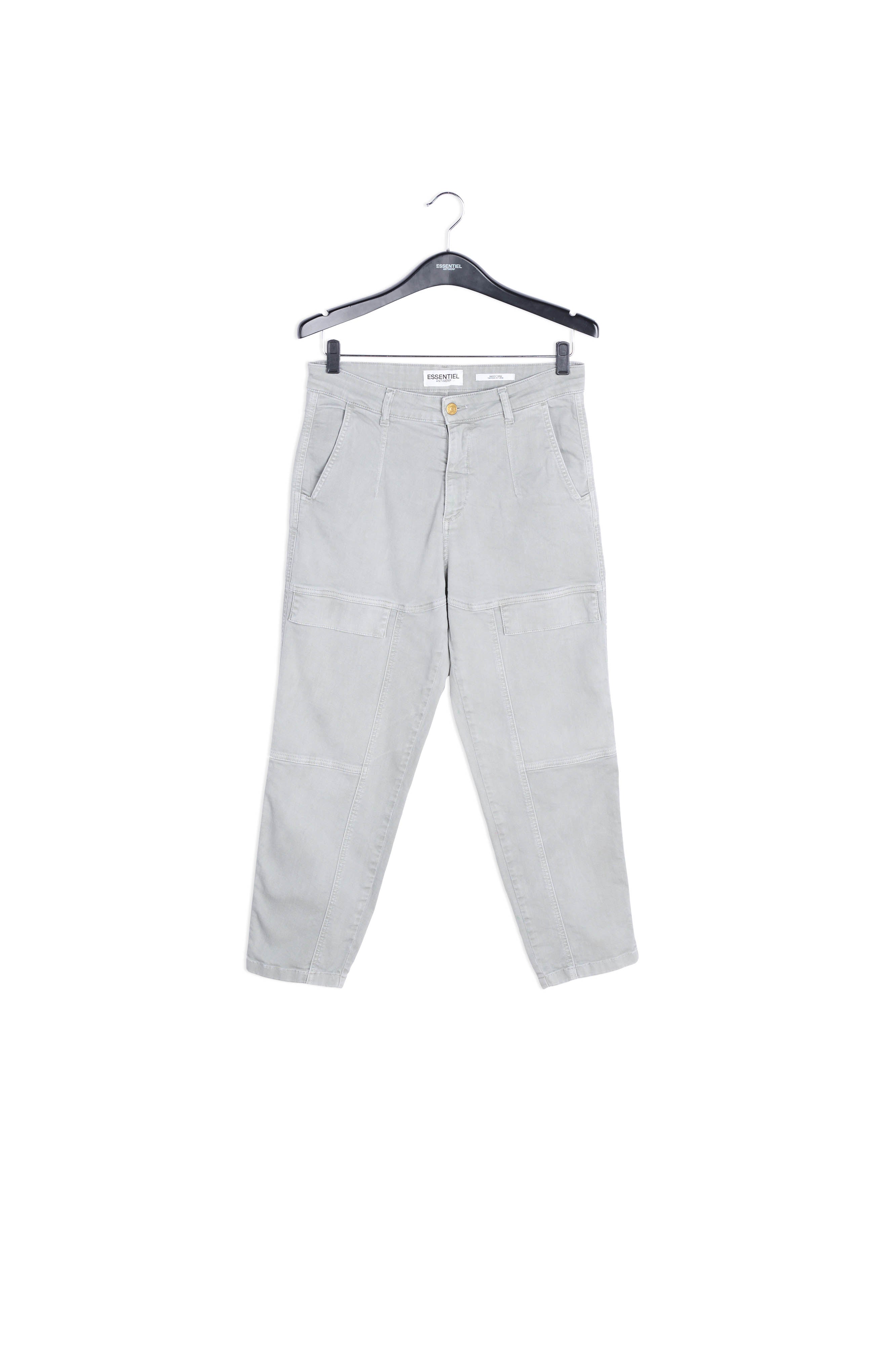 Jean droit raccourci gris RE—SSENTIEL | Essentiel second hand