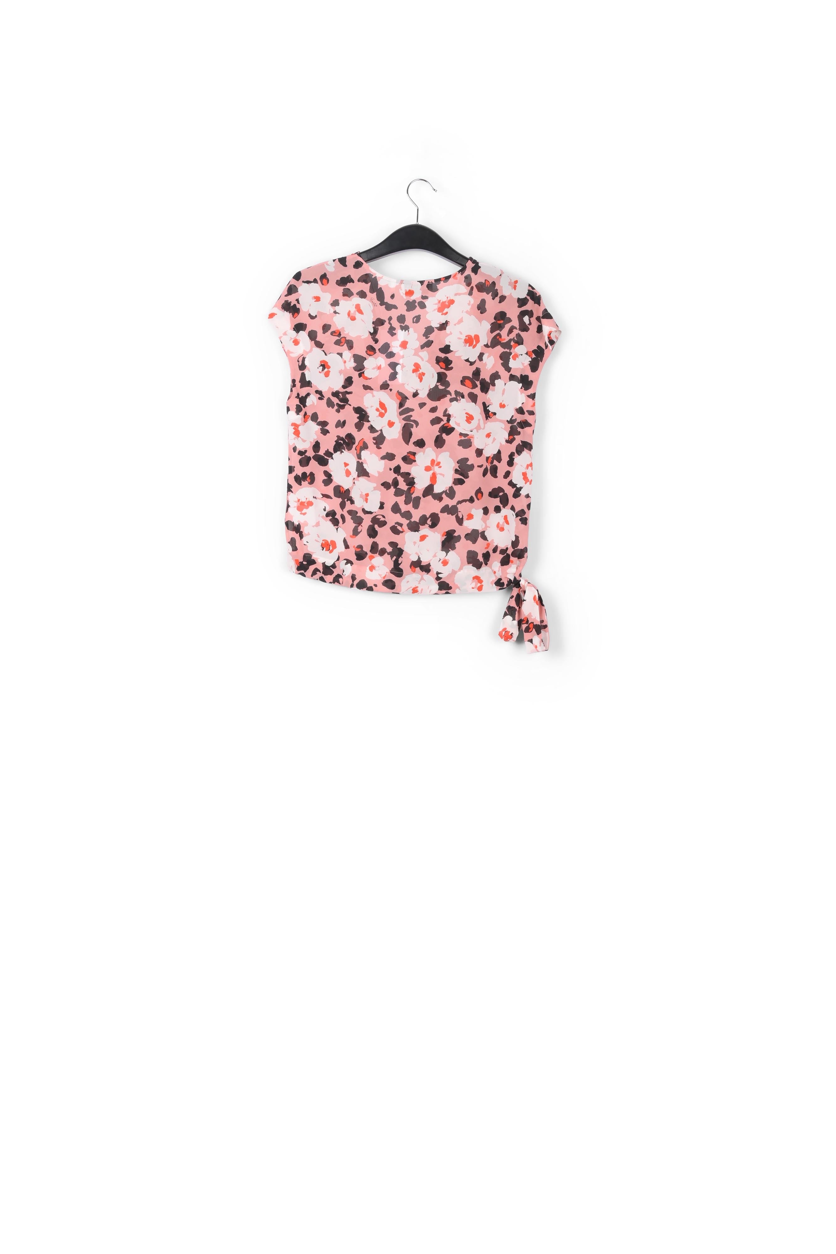 Pink floral-print top RE—SSENTIEL | Essentiel second hand