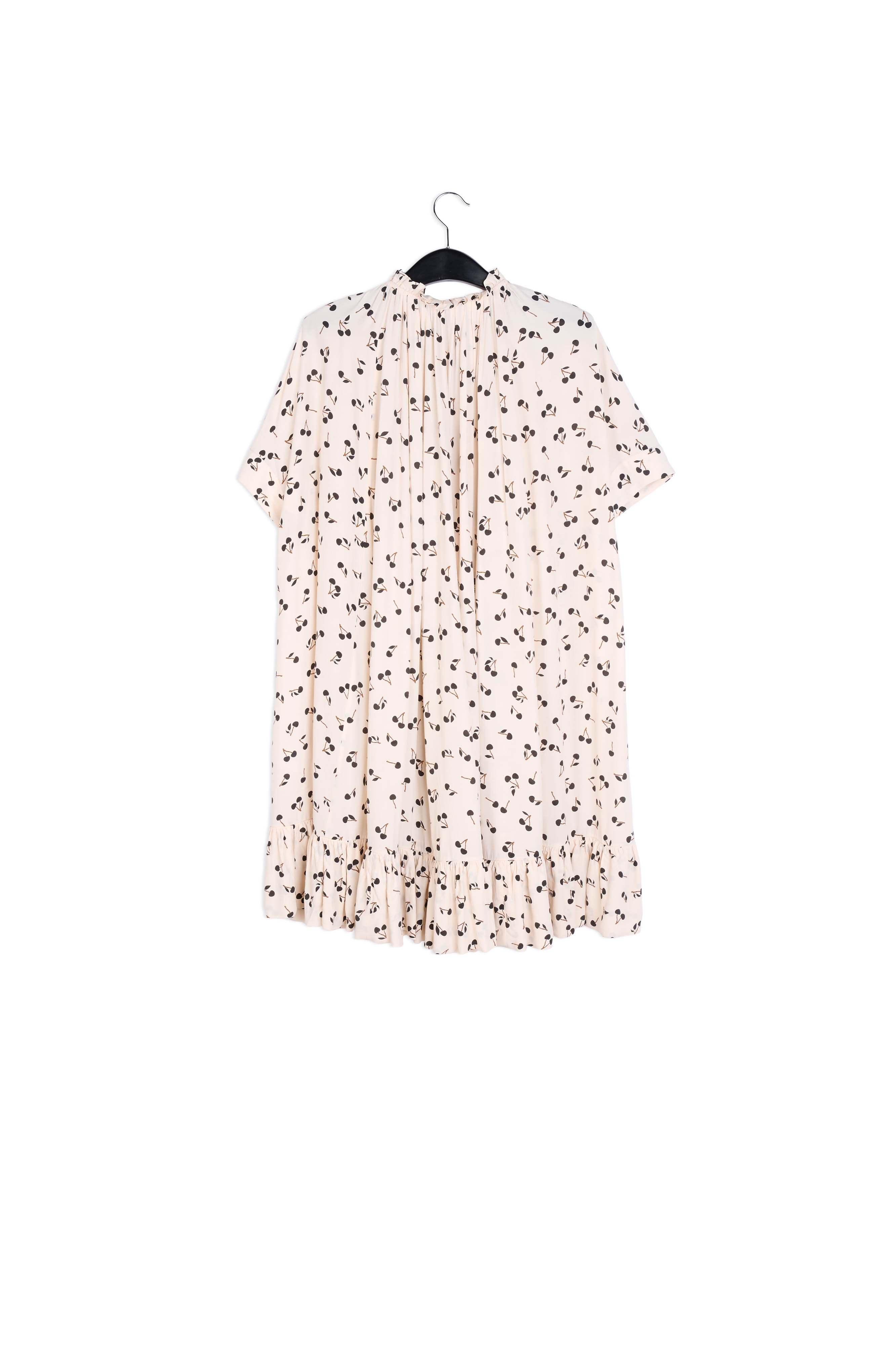 Gebroken witte kersenjurk met volants RE—SSENTIEL | Essentiel second hand