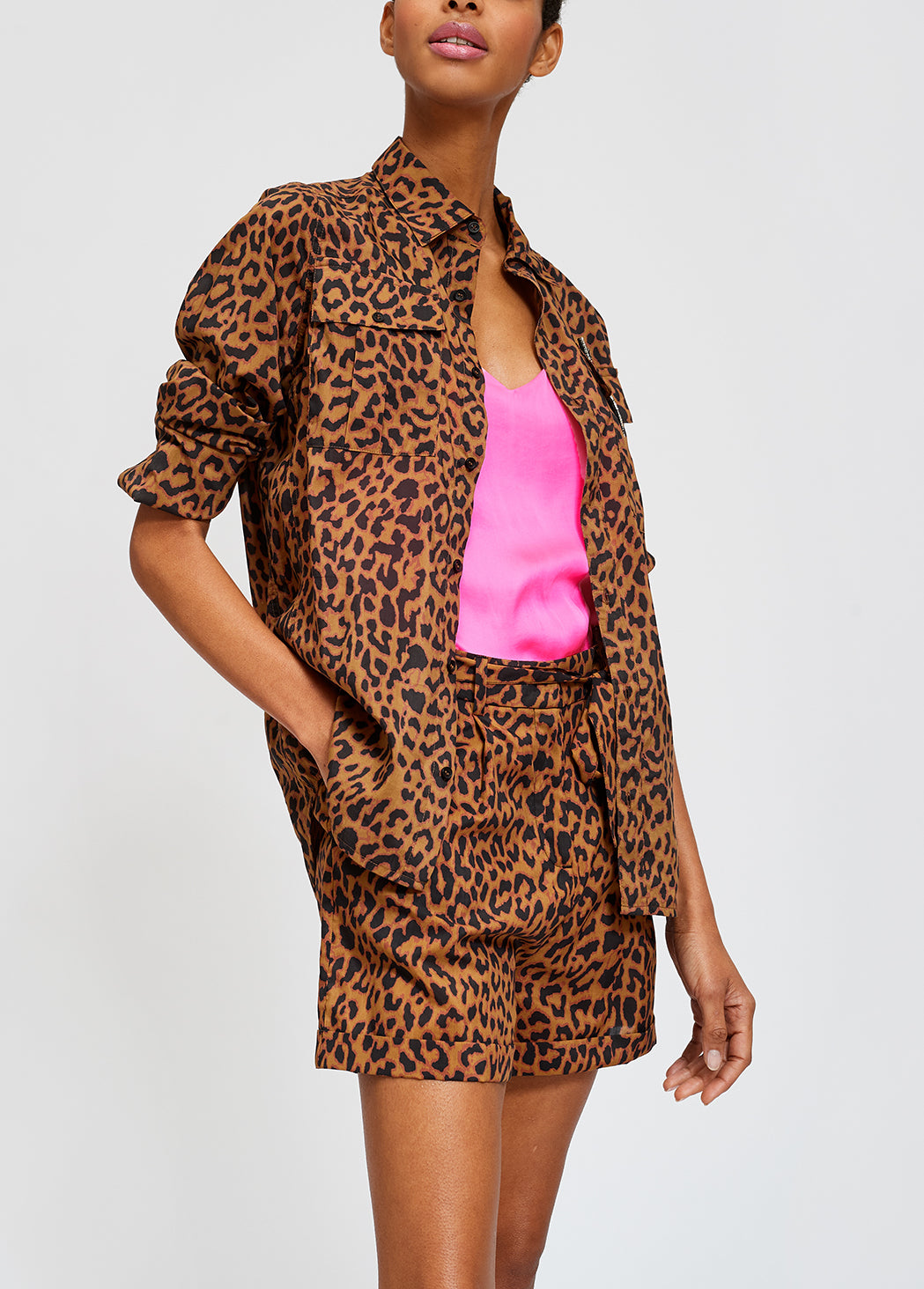 Leopard print shirt RE—SSENTIEL | Essentiel second hand