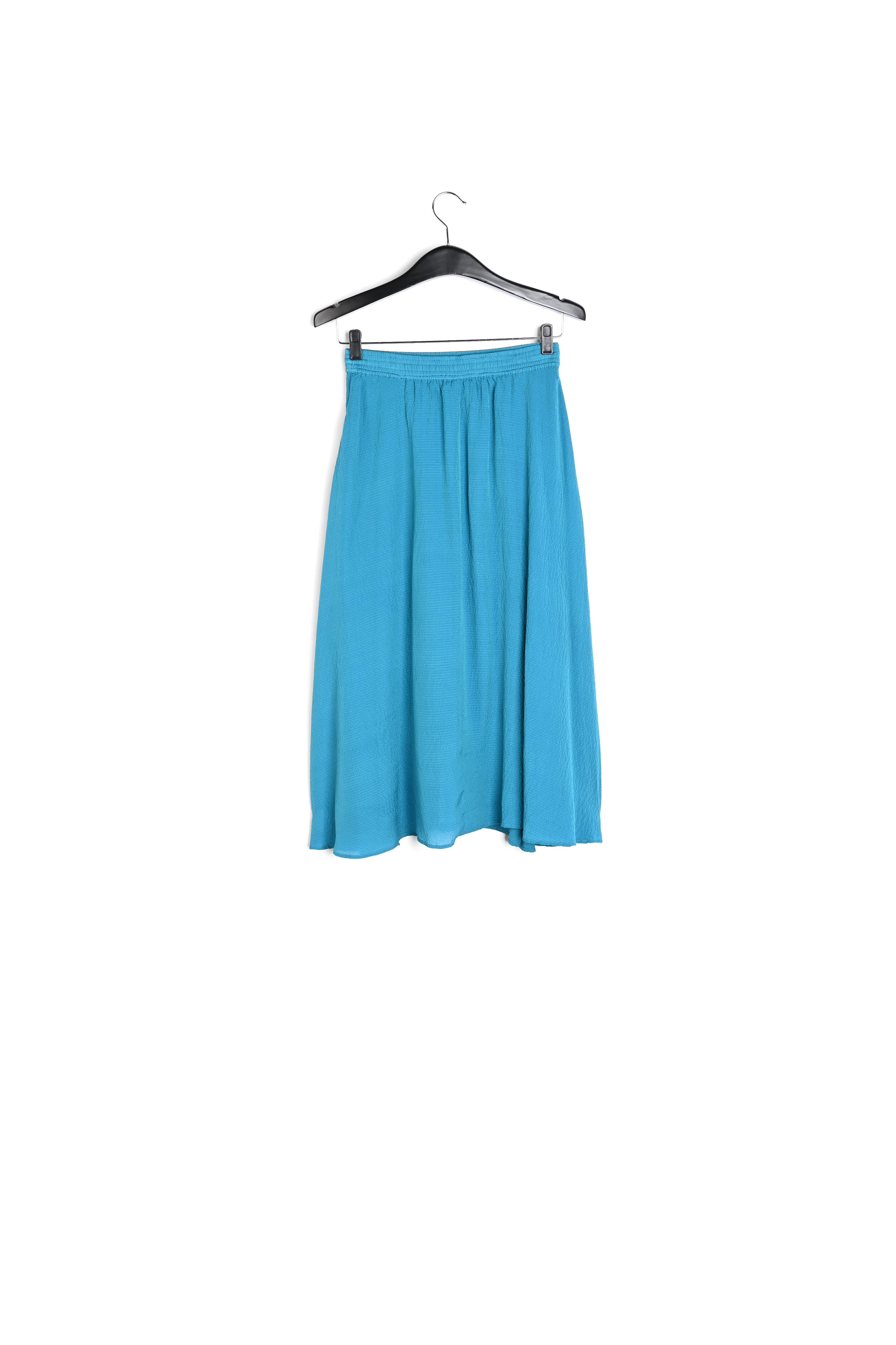 Jupe midi bleue RE—SSENTIEL | Essentiel second hand