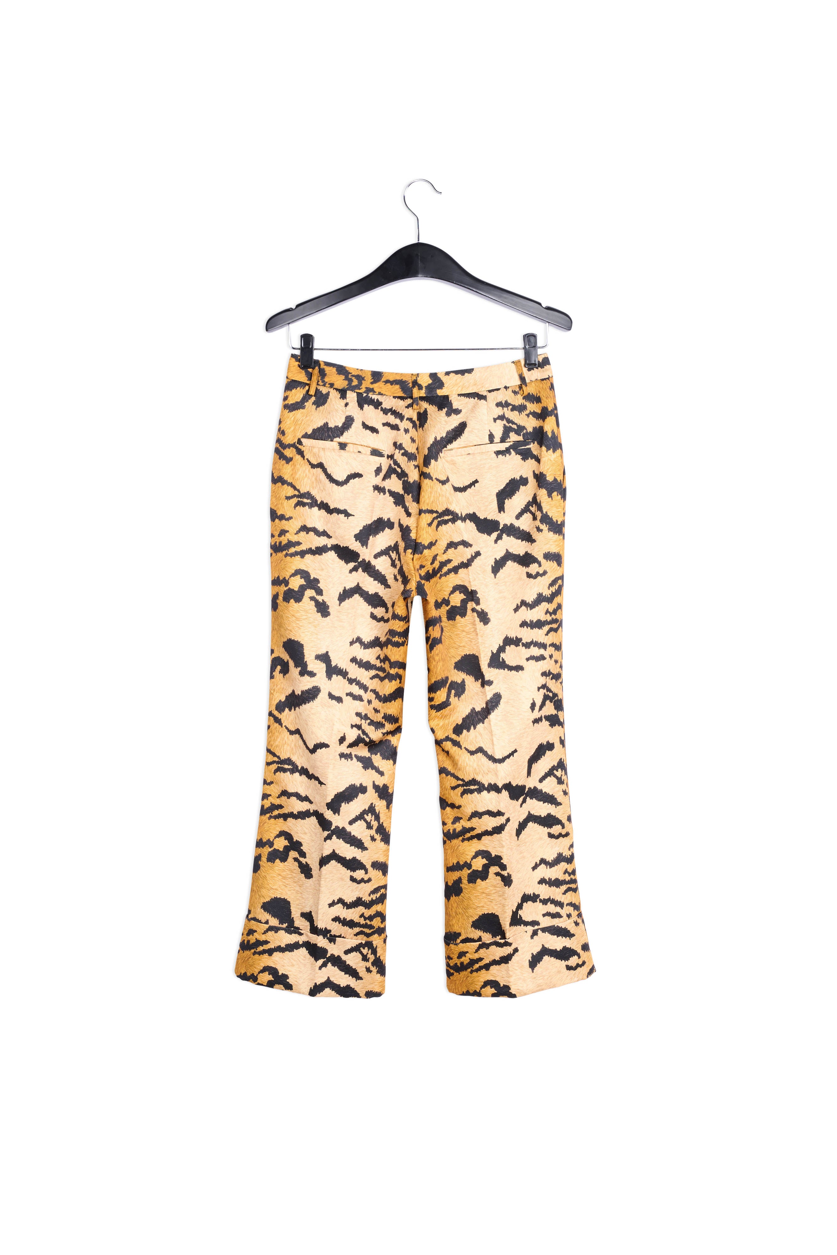 Pantalon tailleur à imprimé tigre RE—SSENTIEL | Essentiel second hand