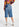 Zimpala blauwe denim rok Faume - seconde main