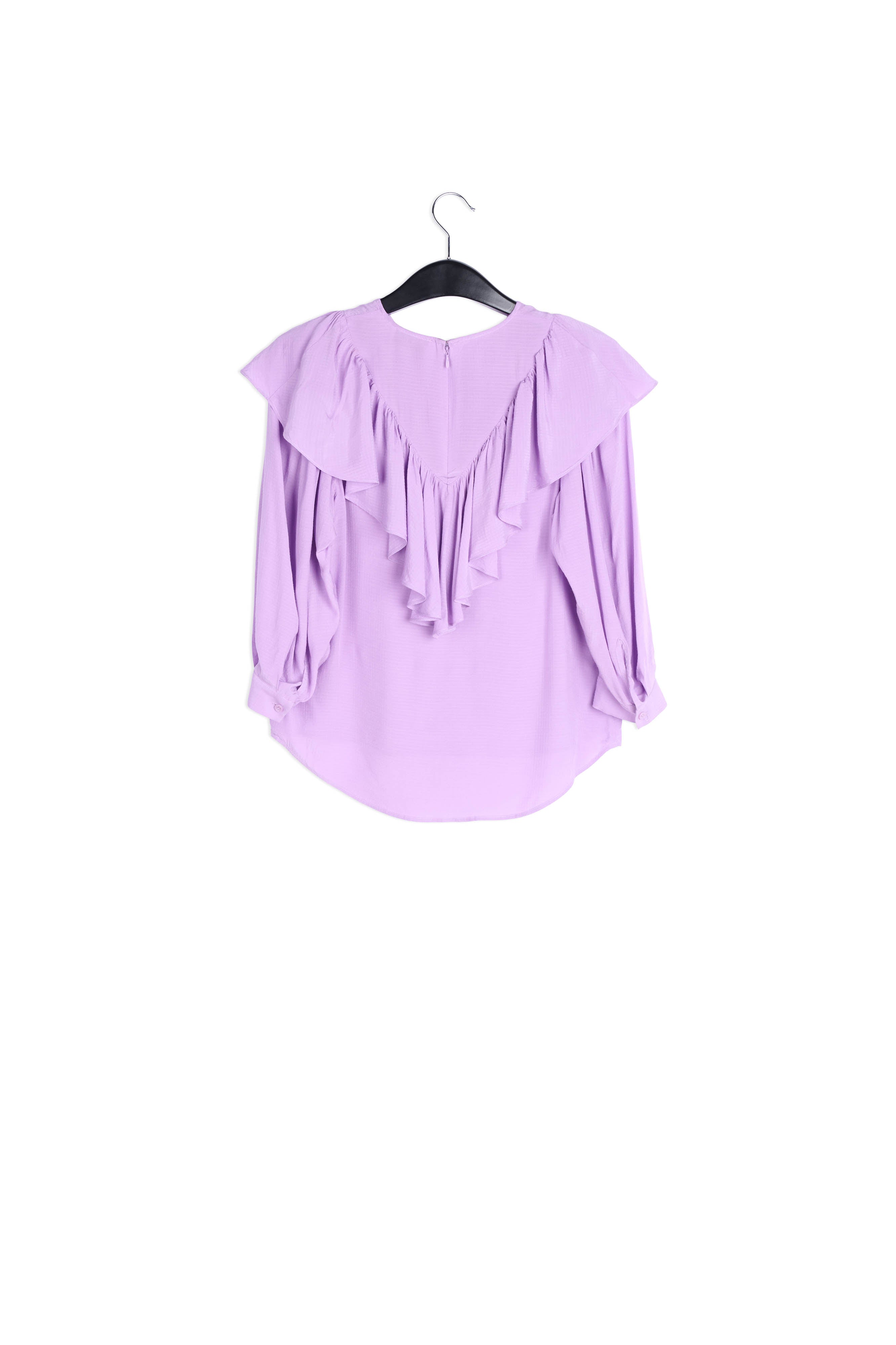 Groene wijde top met volant RE—SSENTIEL | Essentiel second hand