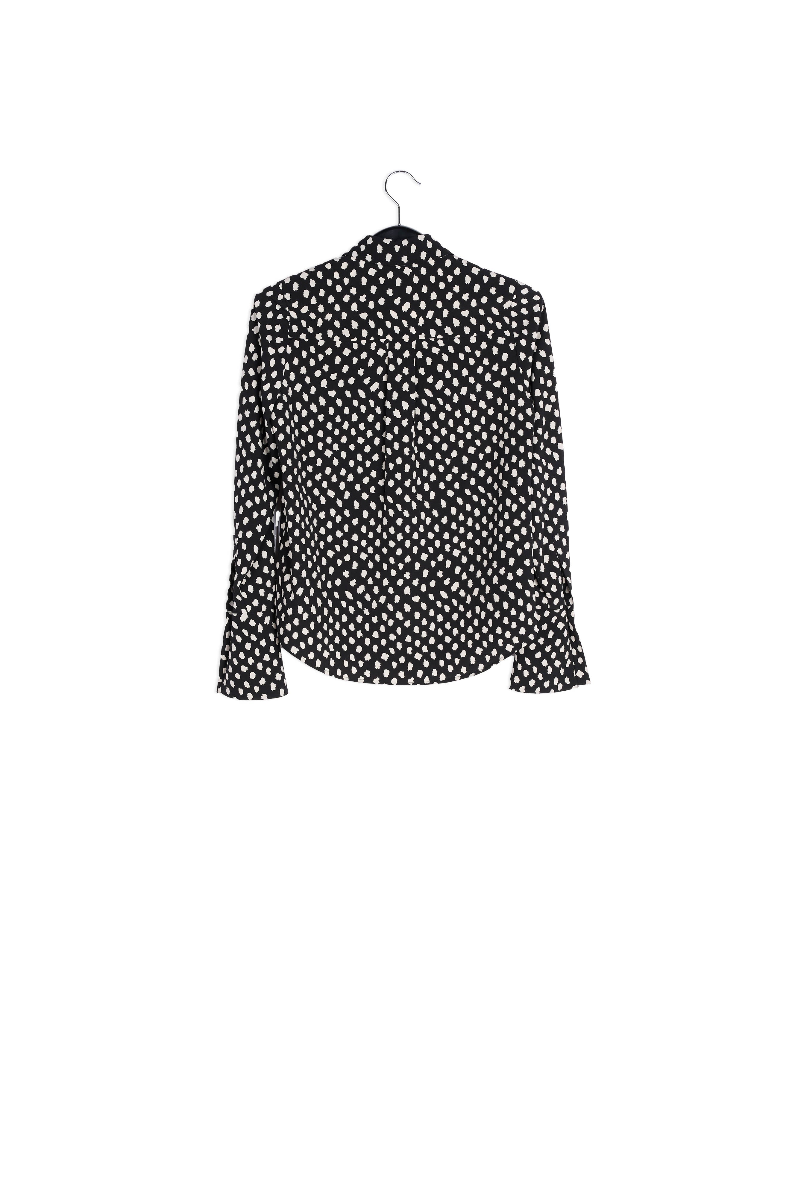Black polka dot shirt RE—SSENTIEL | Essentiel second hand