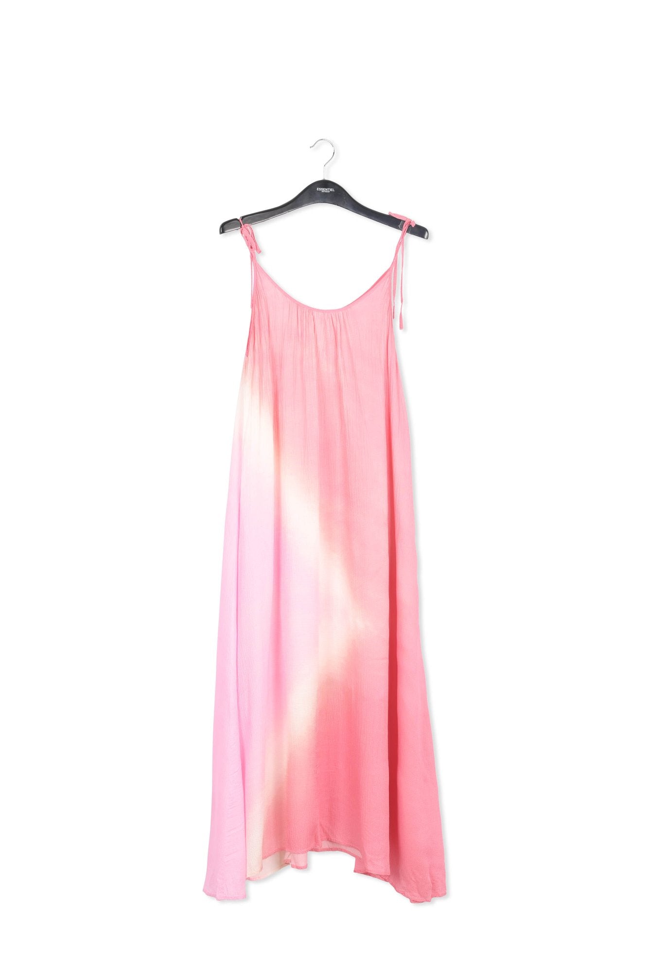Light pink strappy tie-dye maxi dress RE—SSENTIEL | Essentiel second hand