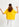 Gele asymmetrisch gebreide katoenen sweater Faume - seconde main