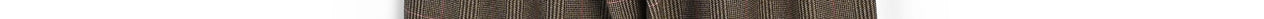 Brown wide-leg pants with black and blue check motif Faume - seconde main