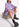 Mauve tiered mini dress Faume - seconde main