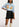 Chemise en coton bleu clair à broderies Faume - seconde main