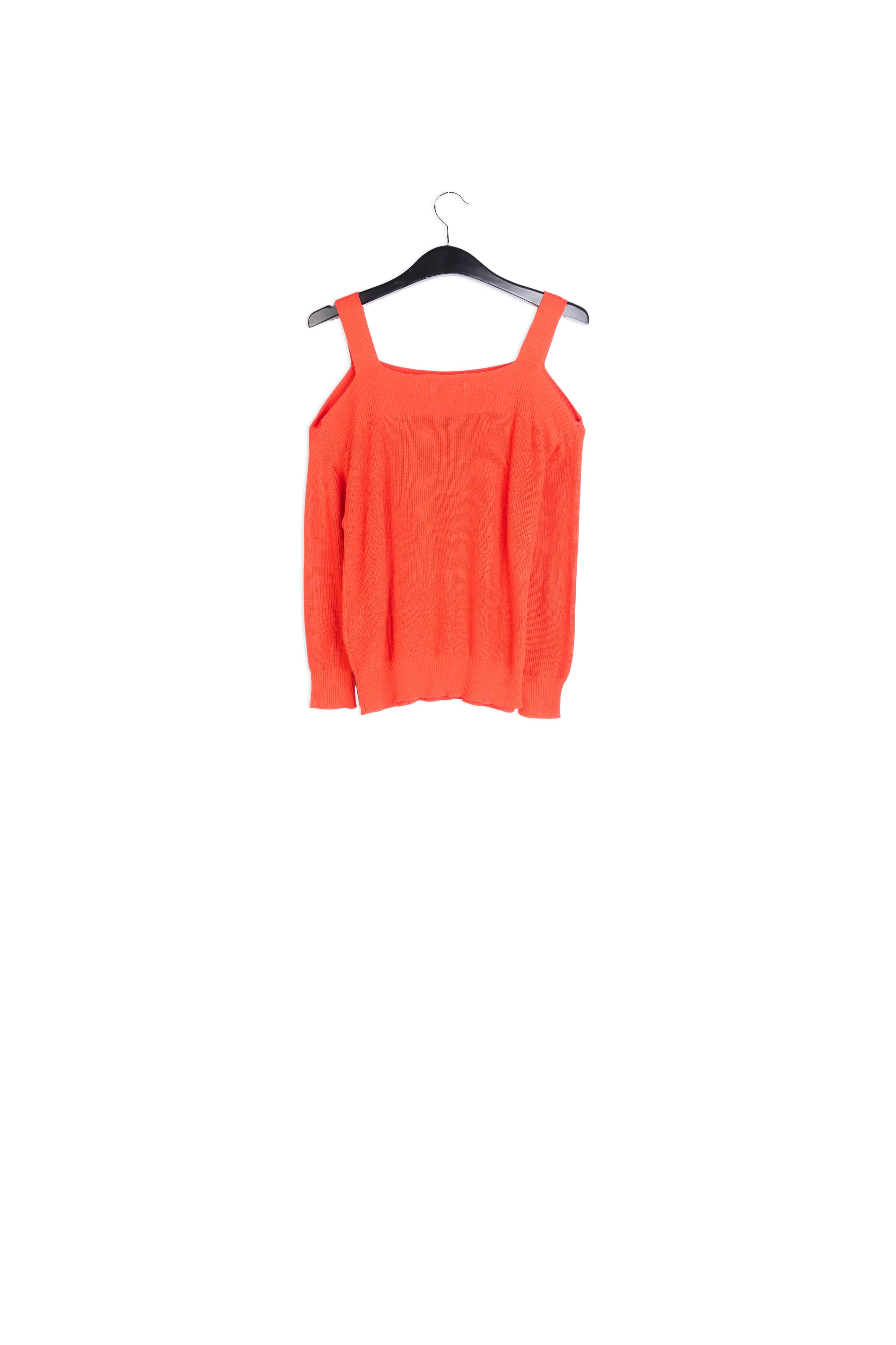 Ribbed cold shoulder sweater RE—SSENTIEL | Essentiel second hand
